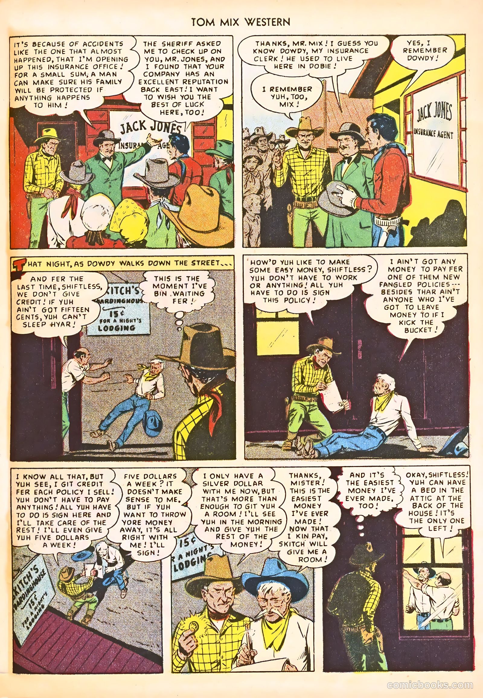 Tom Mix Western #21 (1949) — page 45 of 52