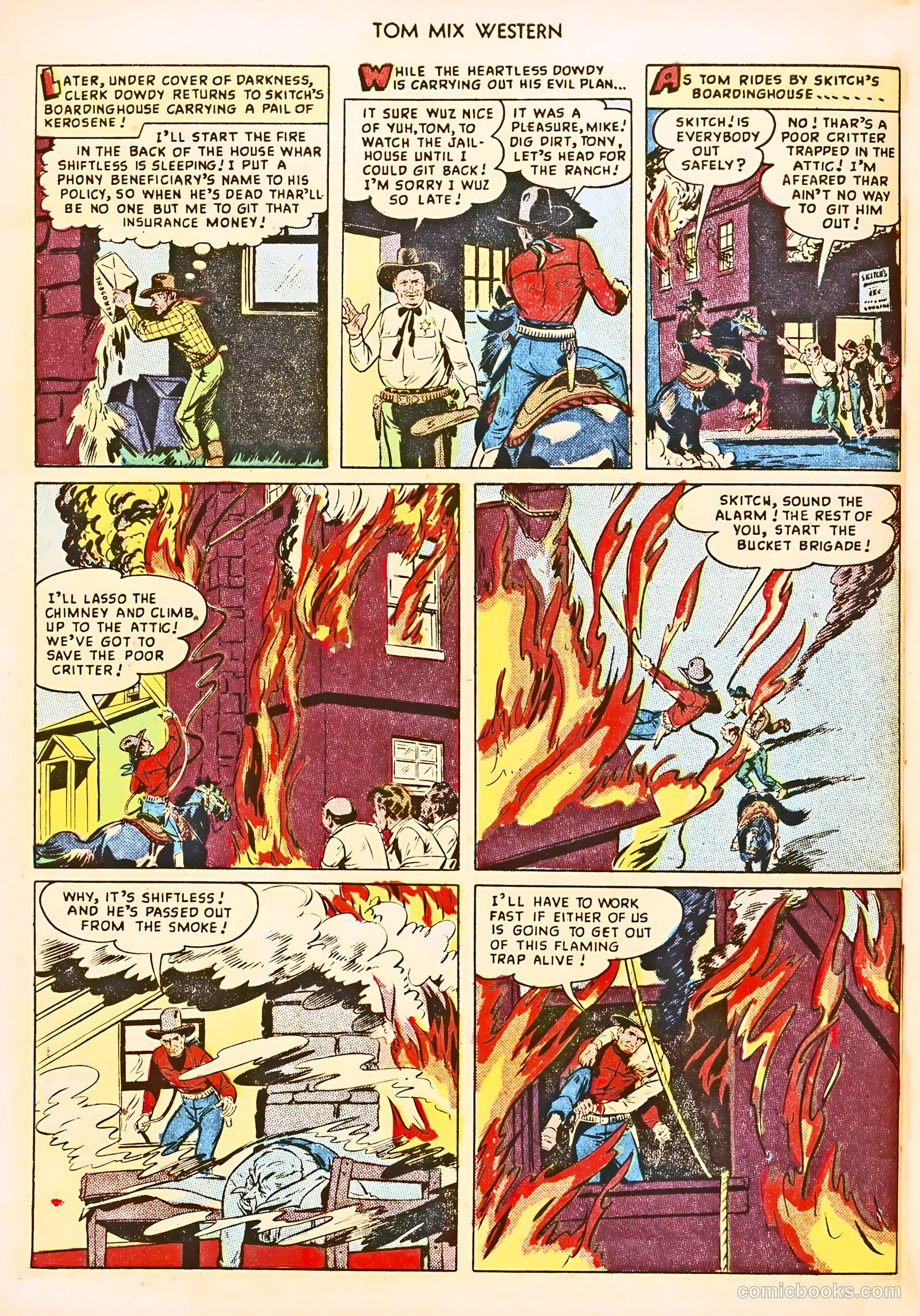 Tom Mix Western #21 (1949) — page 46 of 52