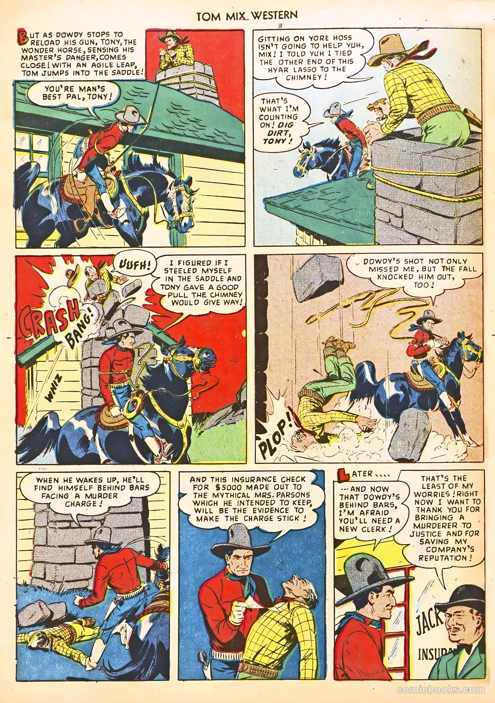 Tom Mix Western #21 (1949) — page 50 of 52