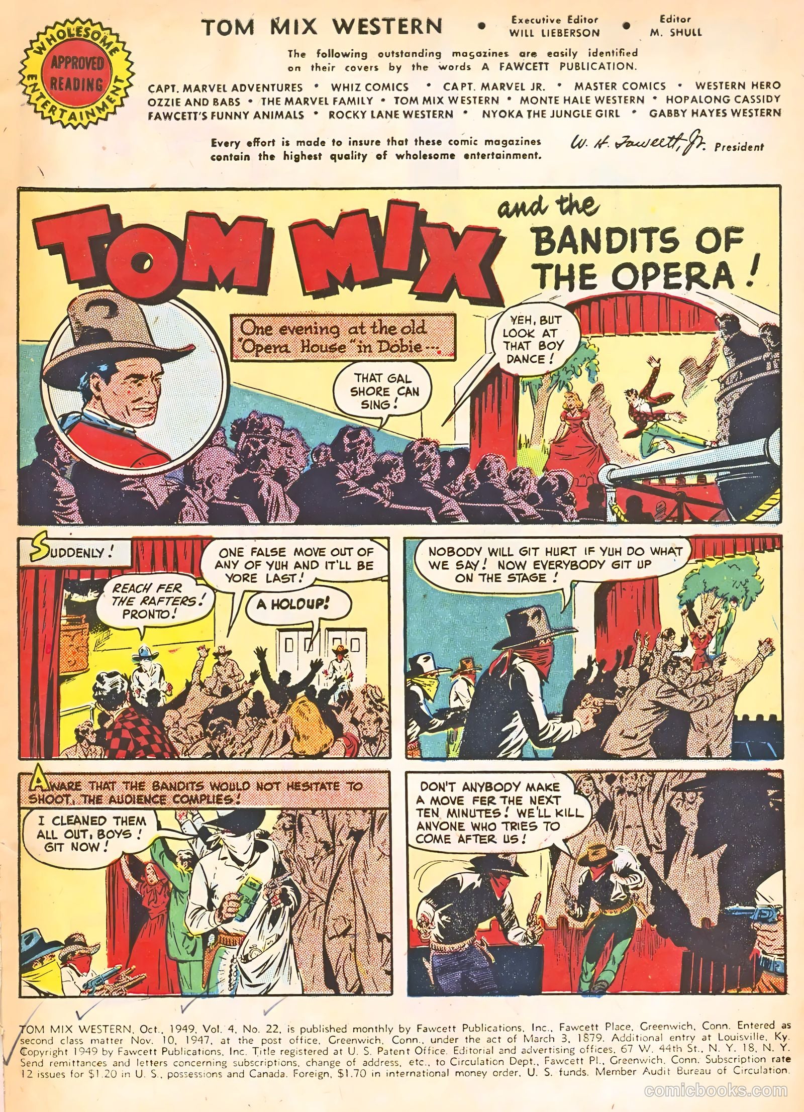 Tom Mix Western #22 (1949) — page 3 of 36