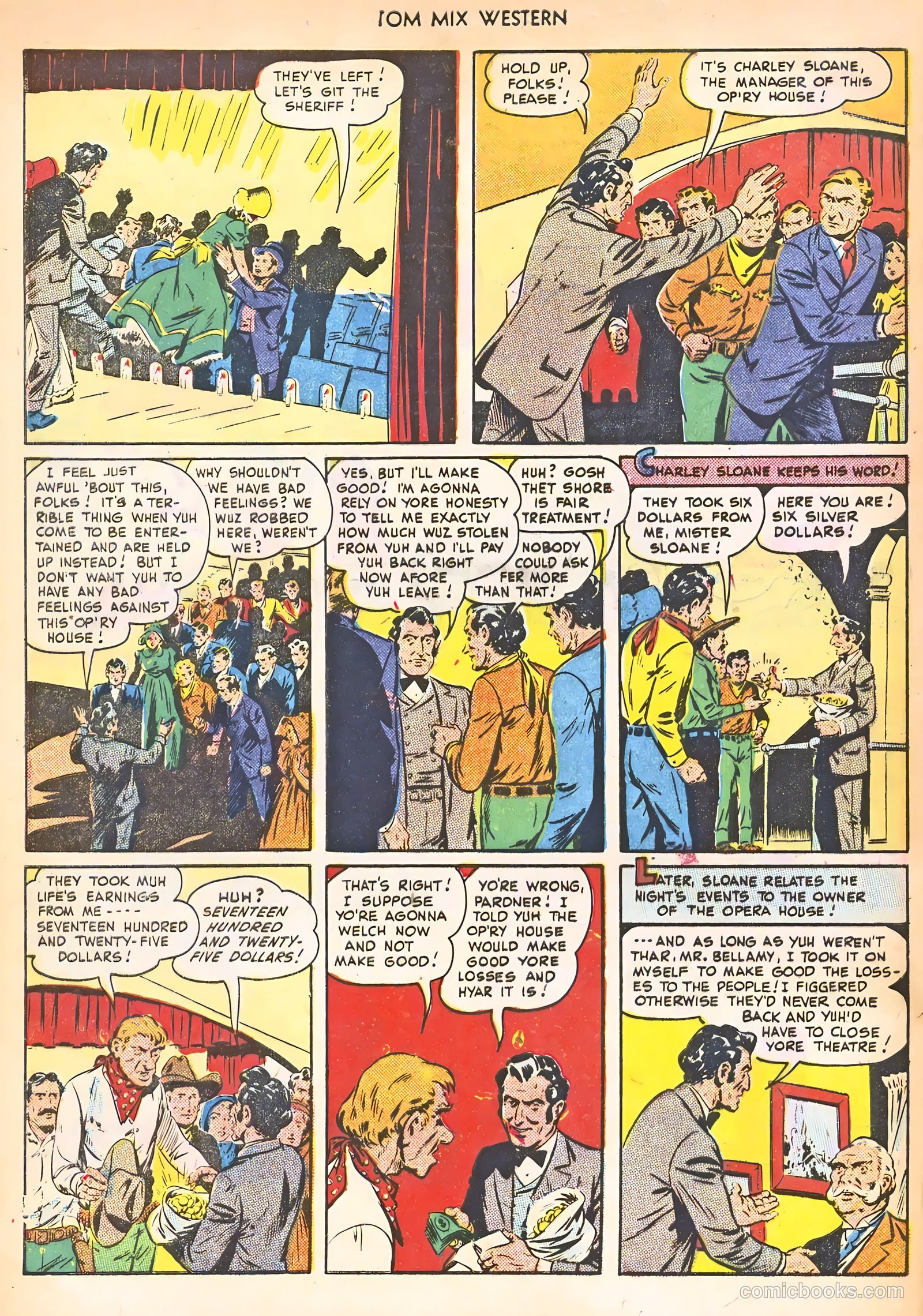 Tom Mix Western #22 (1949) — page 4 of 36