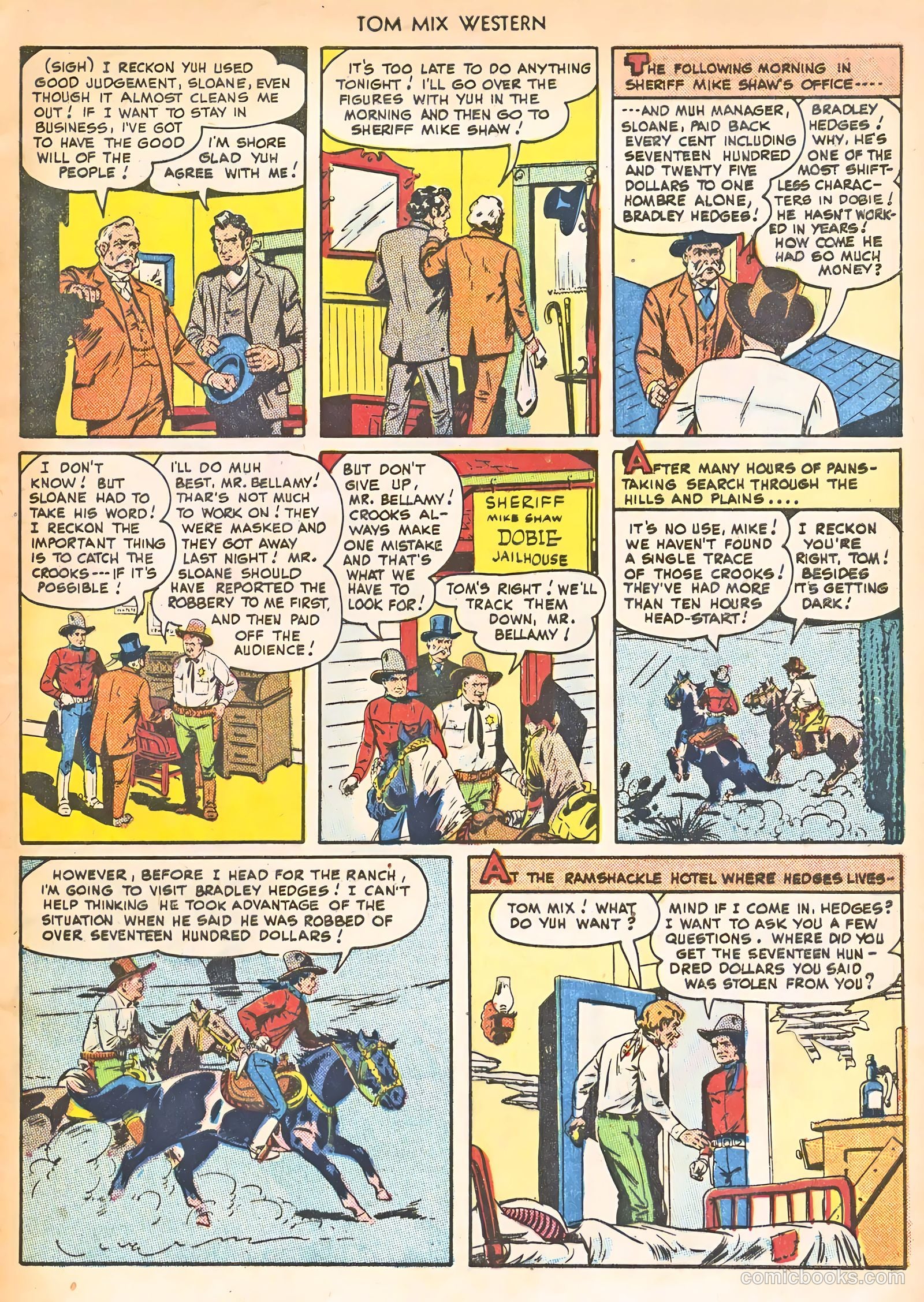 Tom Mix Western #22 (1949) — page 5 of 36
