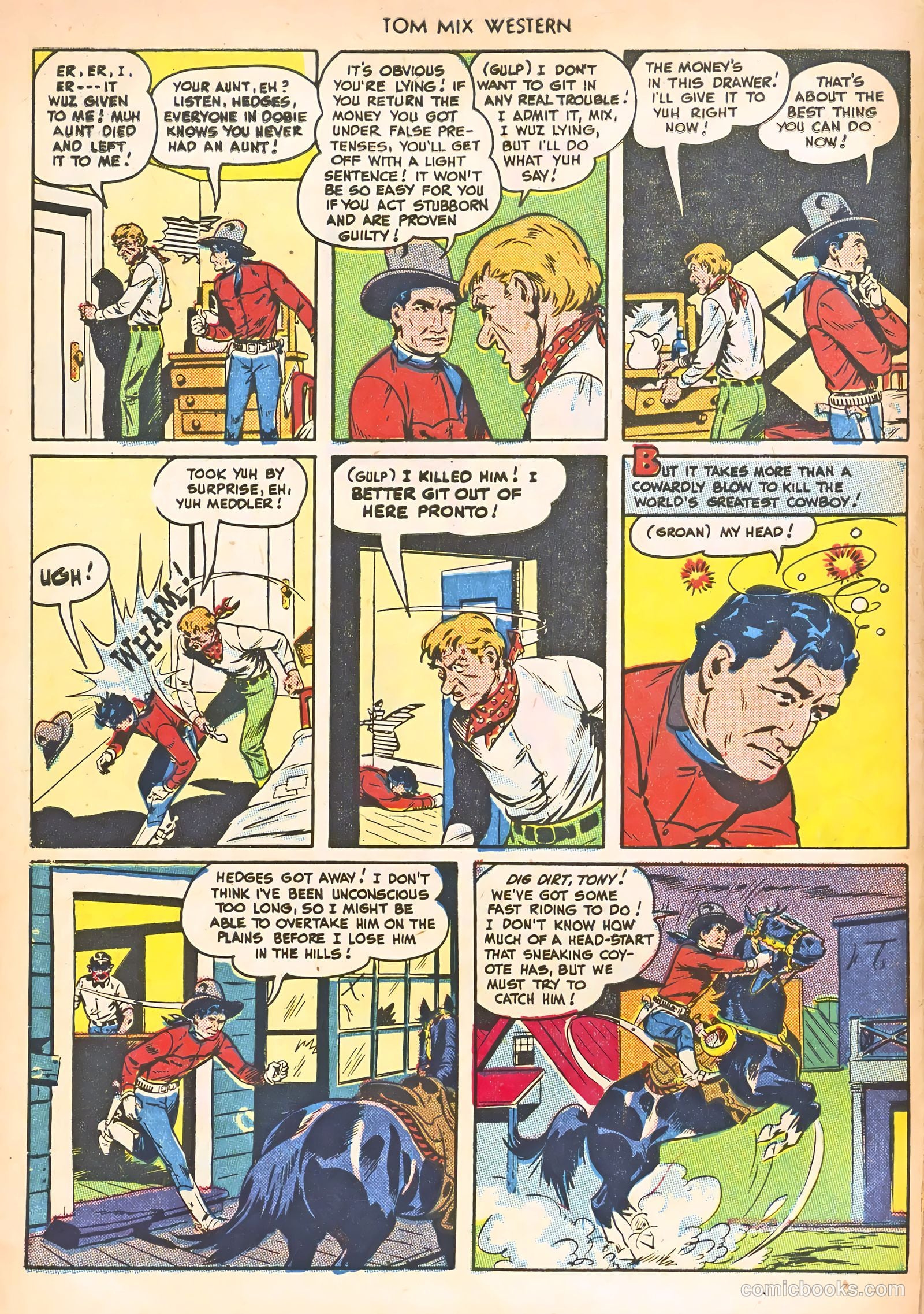 Tom Mix Western #22 (1949) — page 6 of 36