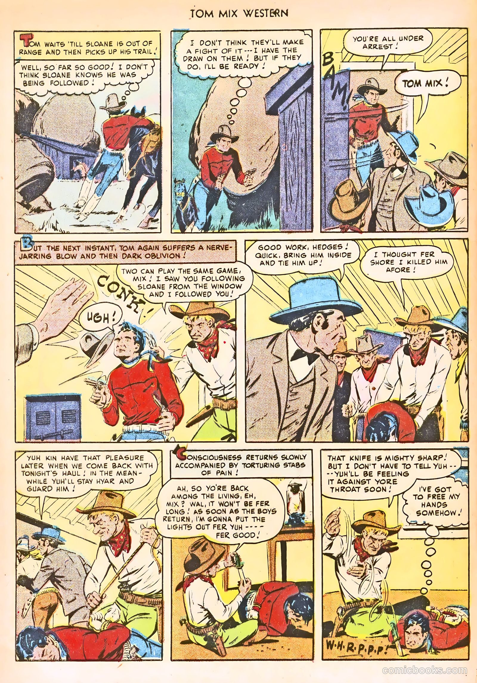 Tom Mix Western #22 (1949) — page 8 of 36