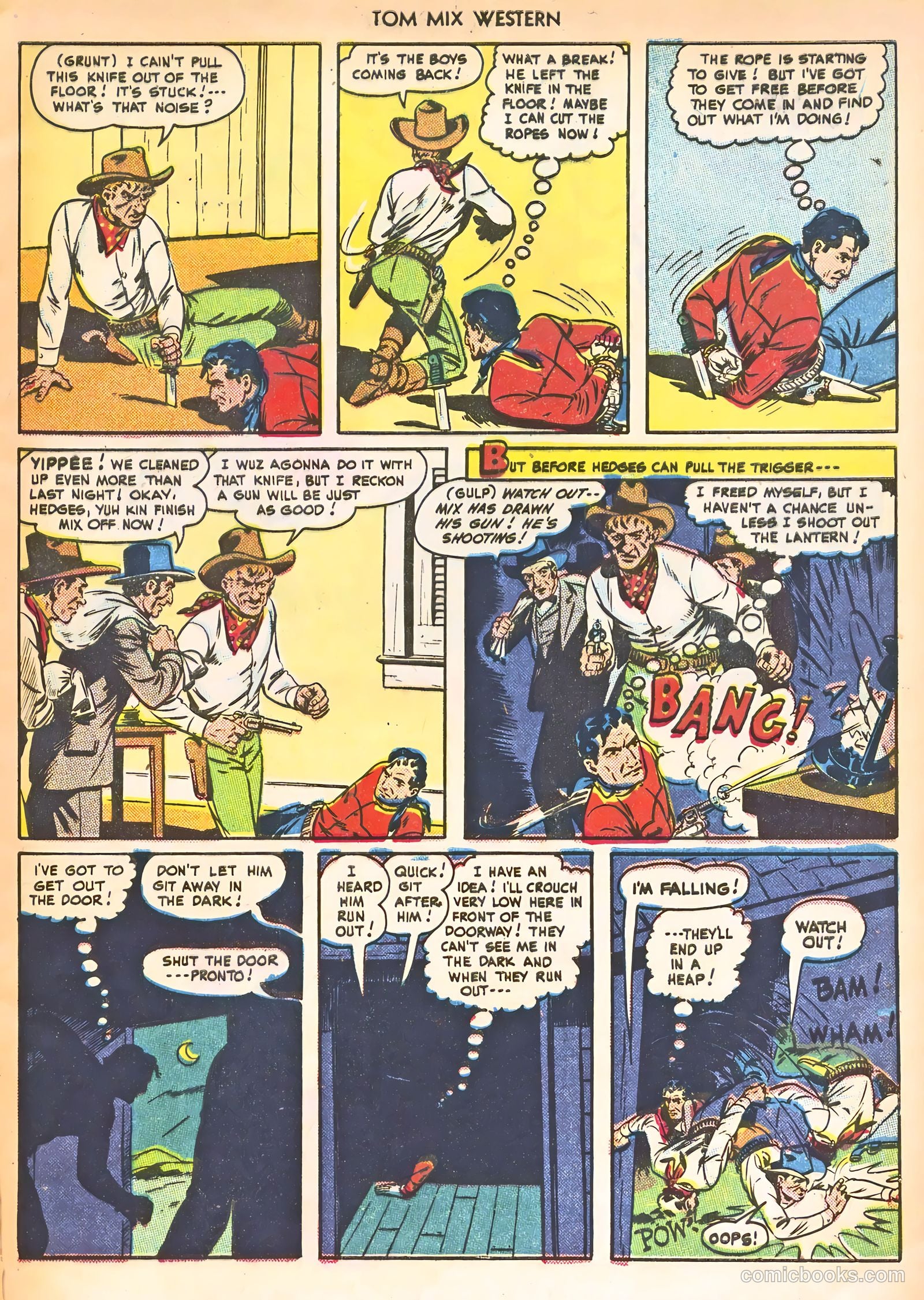 Tom Mix Western #22 (1949) — page 9 of 36