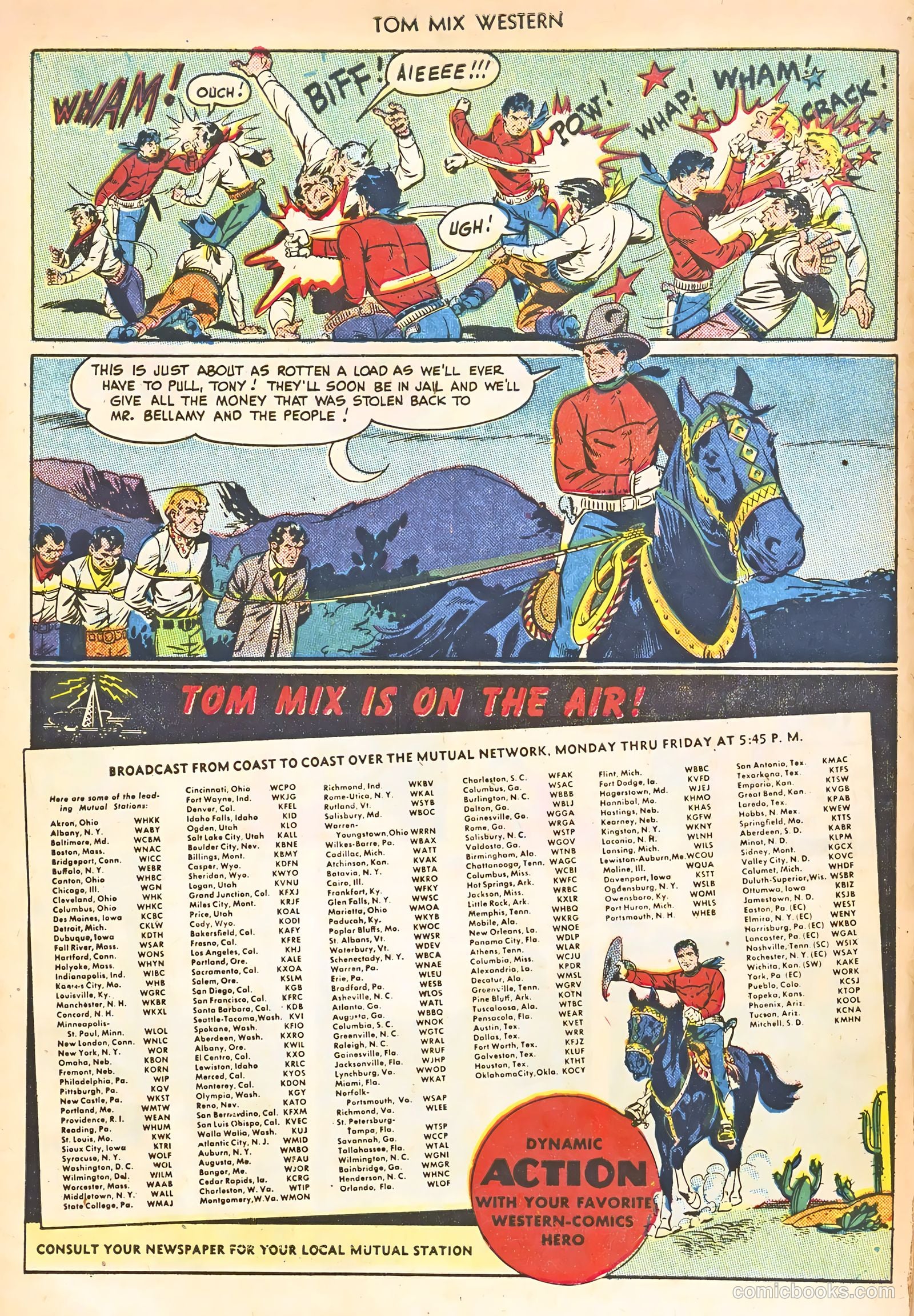 Tom Mix Western #22 (1949) — page 10 of 36