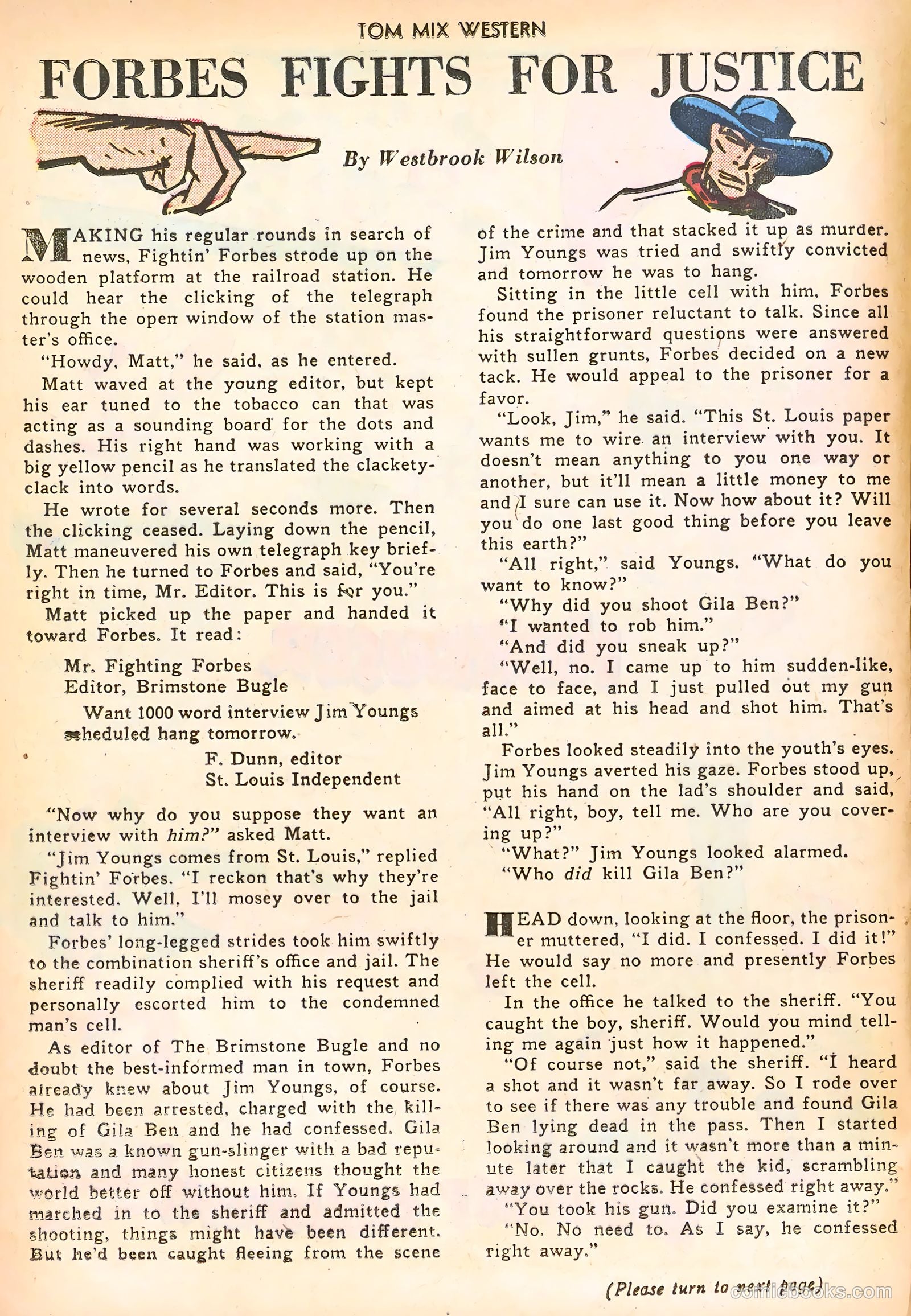 Tom Mix Western #22 (1949) — page 12 of 36