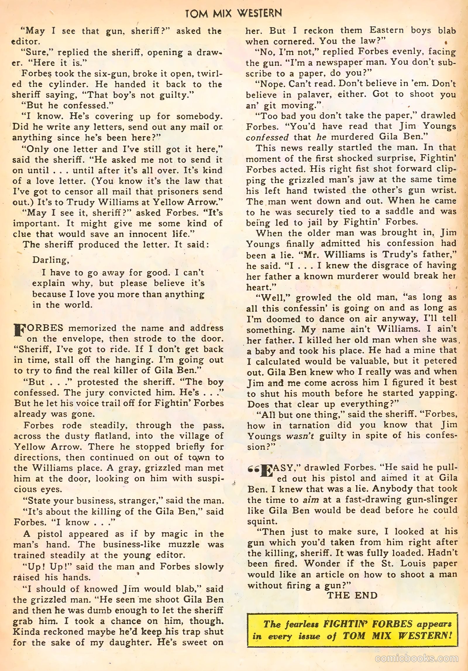 Tom Mix Western #22 (1949) — page 14 of 36