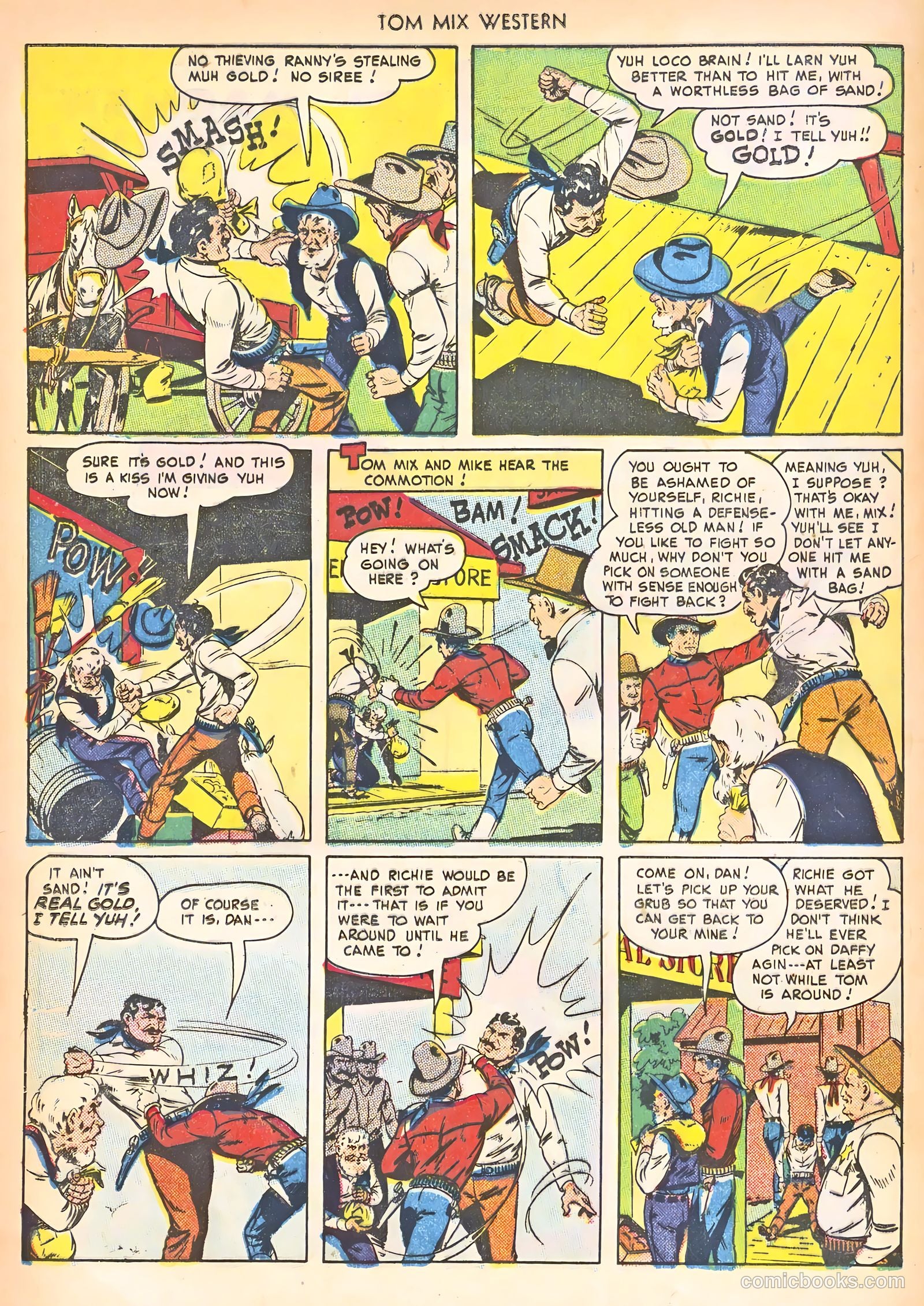 Tom Mix Western #22 (1949) — page 16 of 36