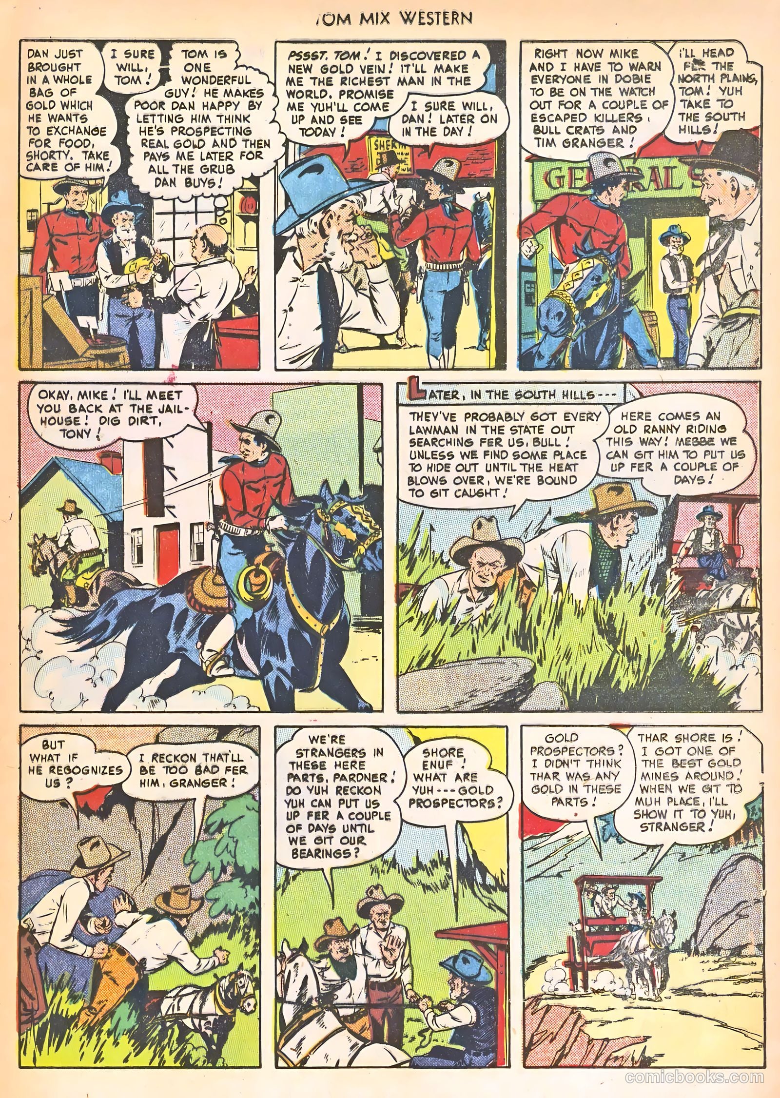 Tom Mix Western #22 (1949) — page 17 of 36
