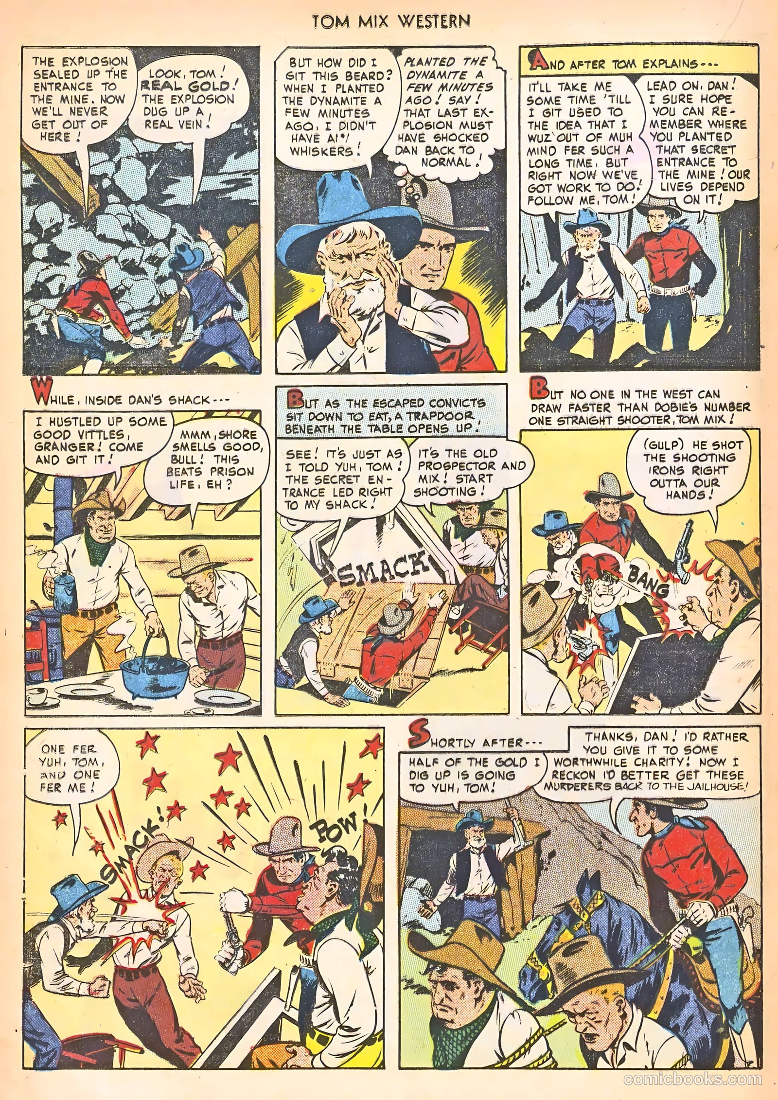 Tom Mix Western #22 (1949) — page 20 of 36