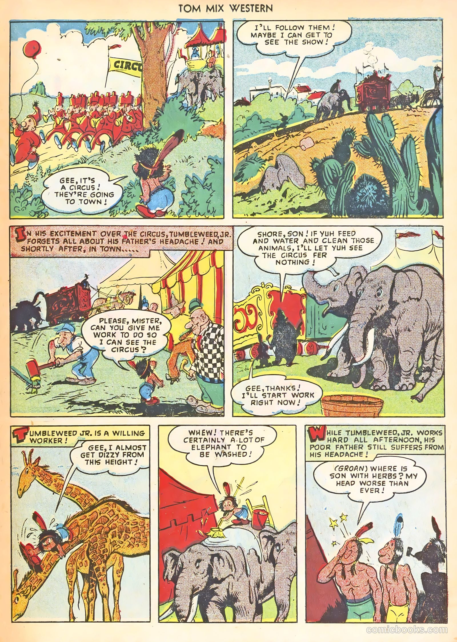 Tom Mix Western #22 (1949) — page 23 of 36