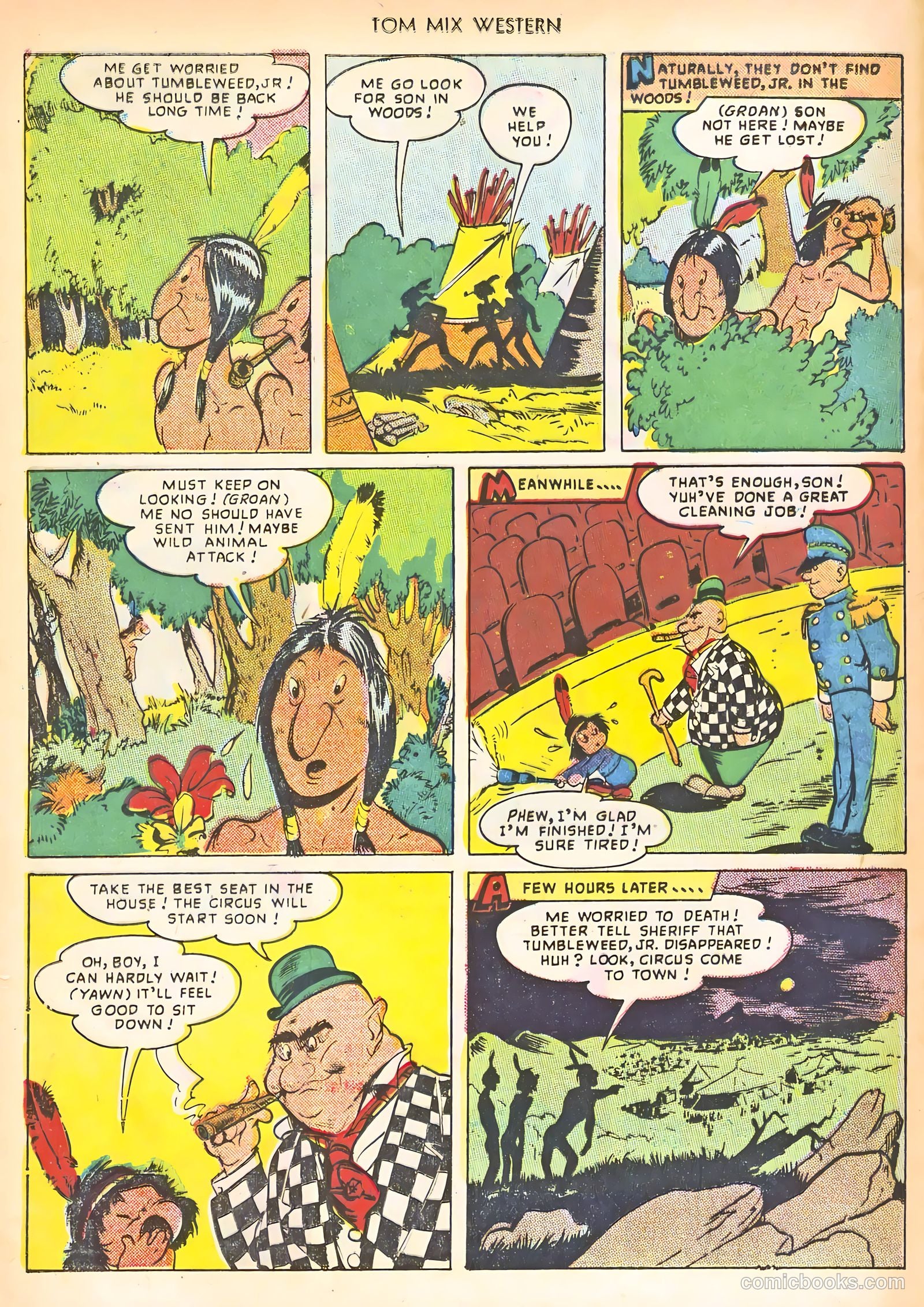 Tom Mix Western #22 (1949) — page 24 of 36