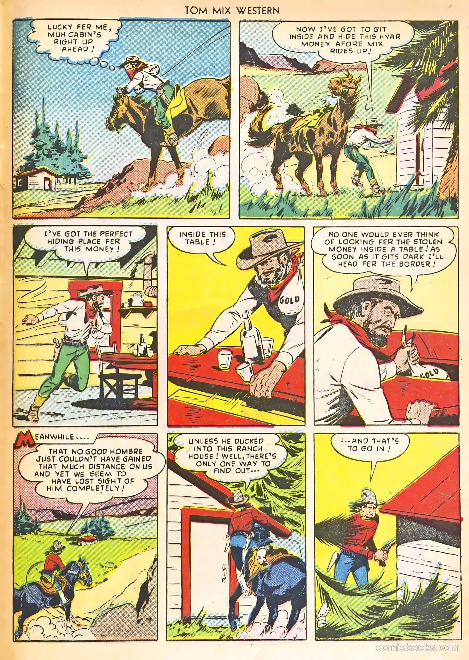 Tom Mix Western #22 (1949) — page 29 of 36