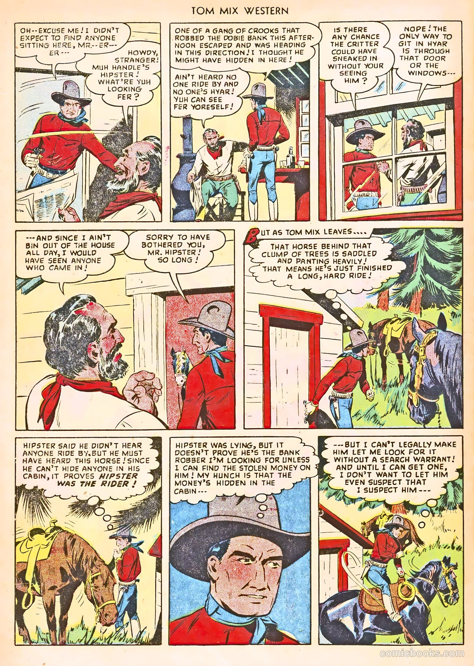 Tom Mix Western #22 (1949) — page 30 of 36