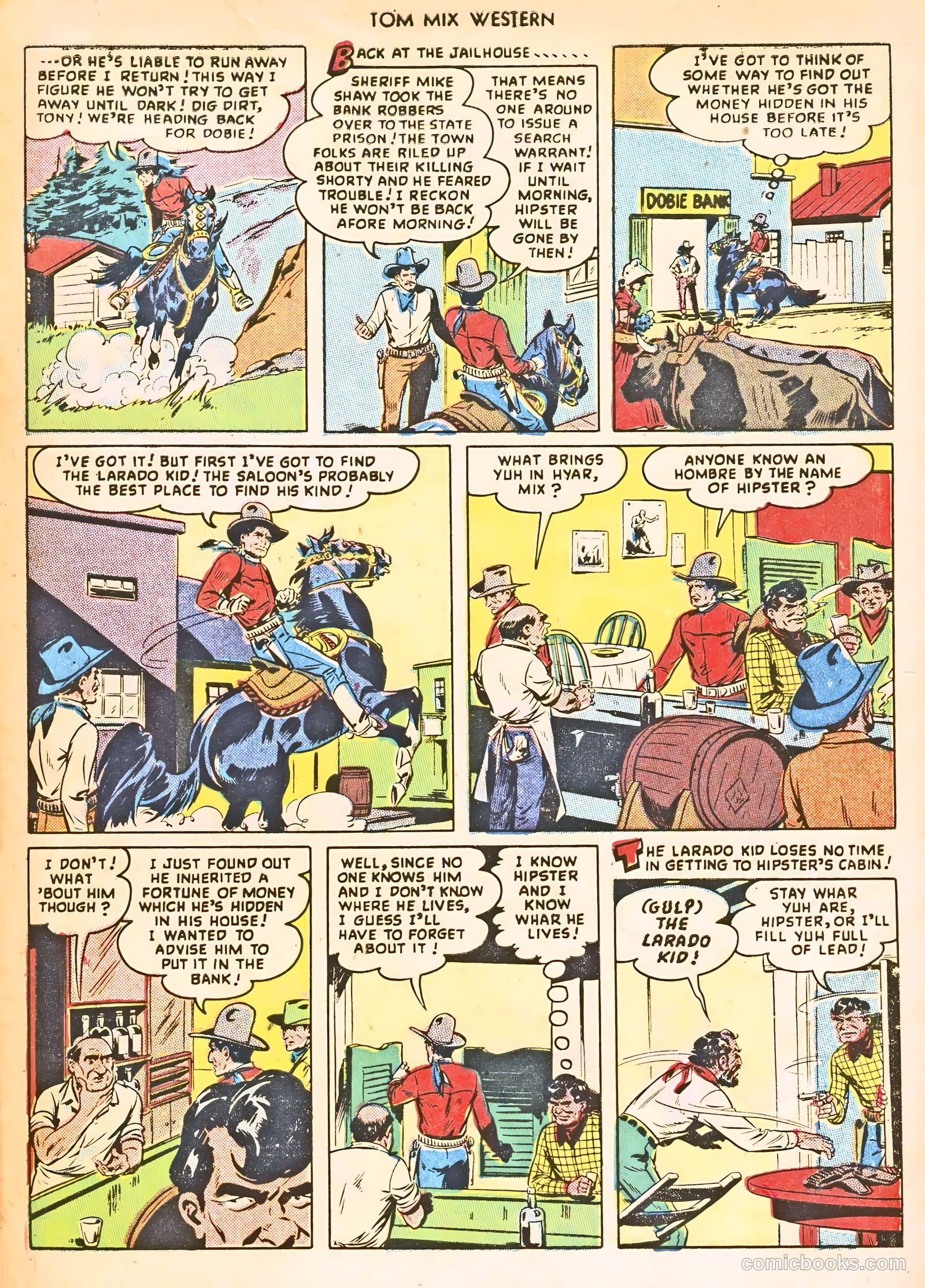 Tom Mix Western #22 (1949) — page 31 of 36