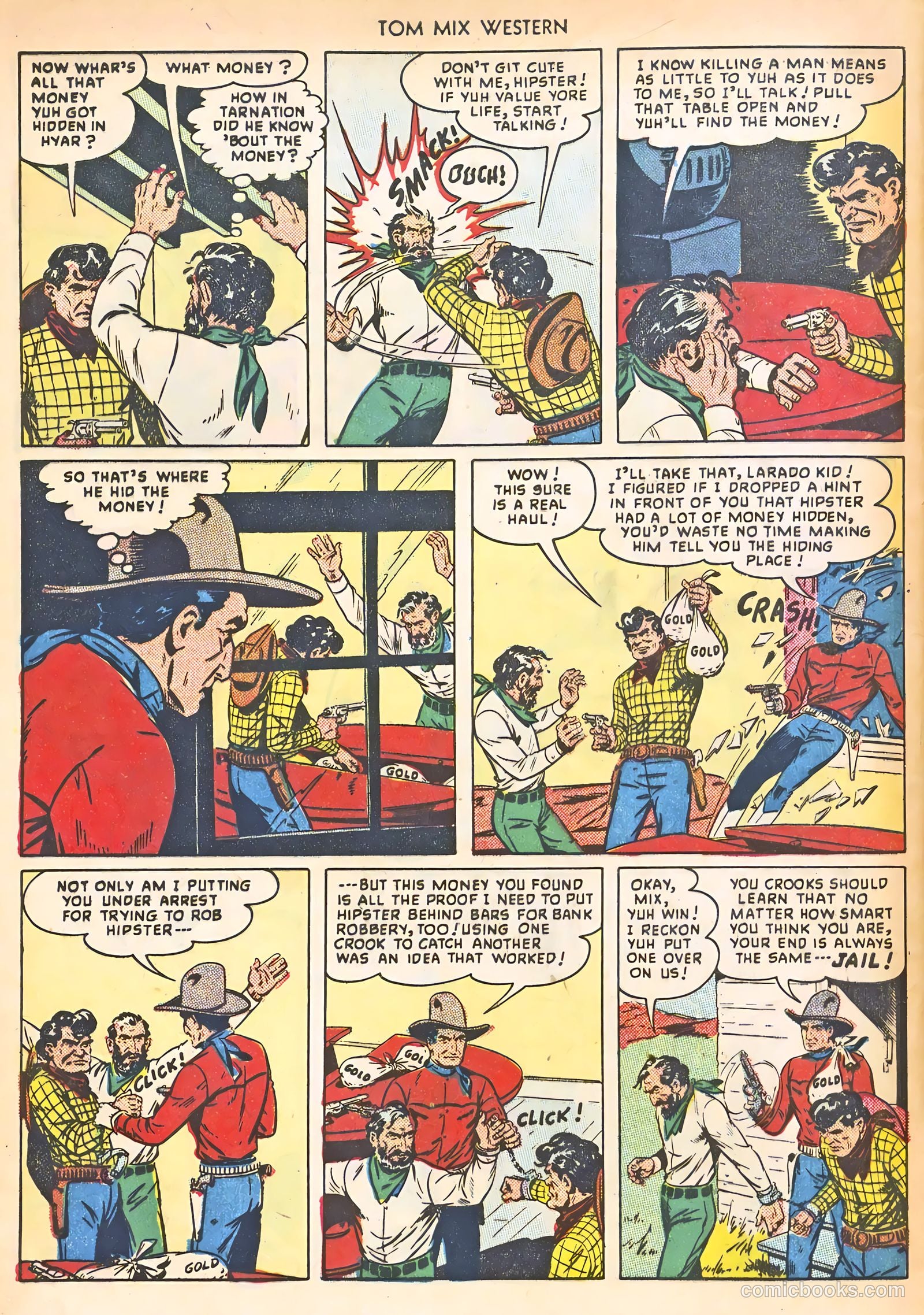 Tom Mix Western #22 (1949) — page 32 of 36
