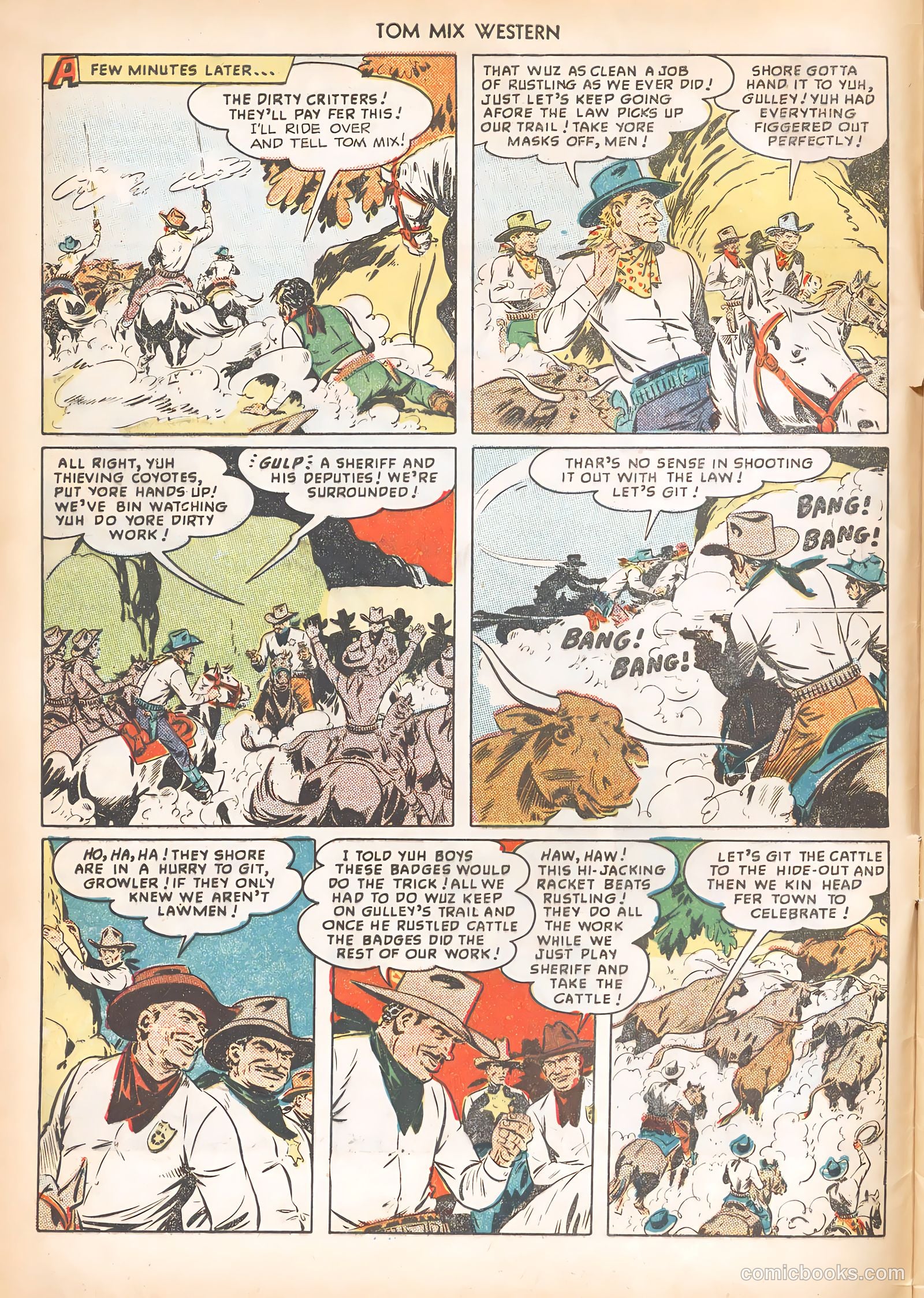 Tom Mix Western #23 (1949) — page 4 of 52
