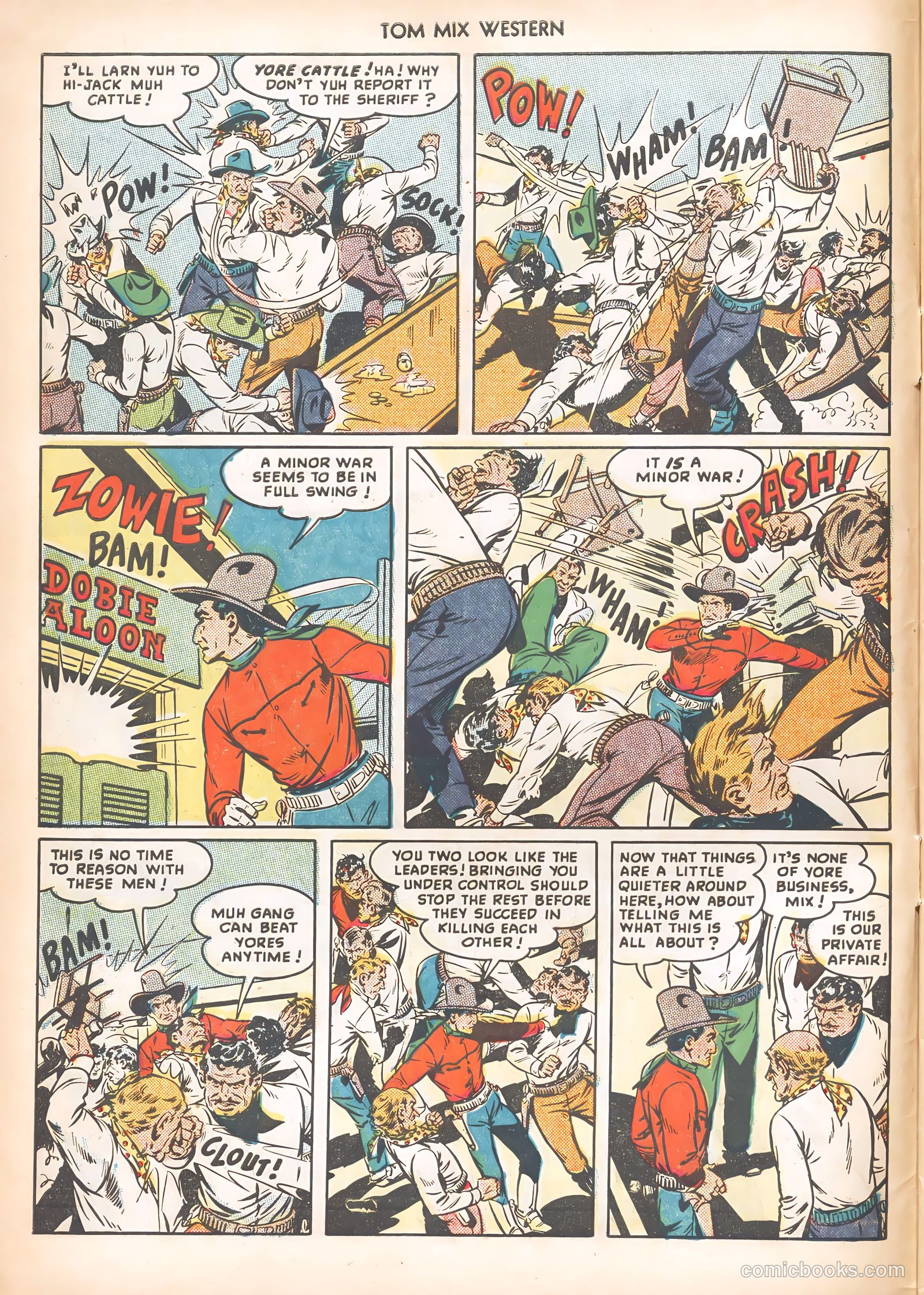 Tom Mix Western #23 (1949) — page 6 of 52