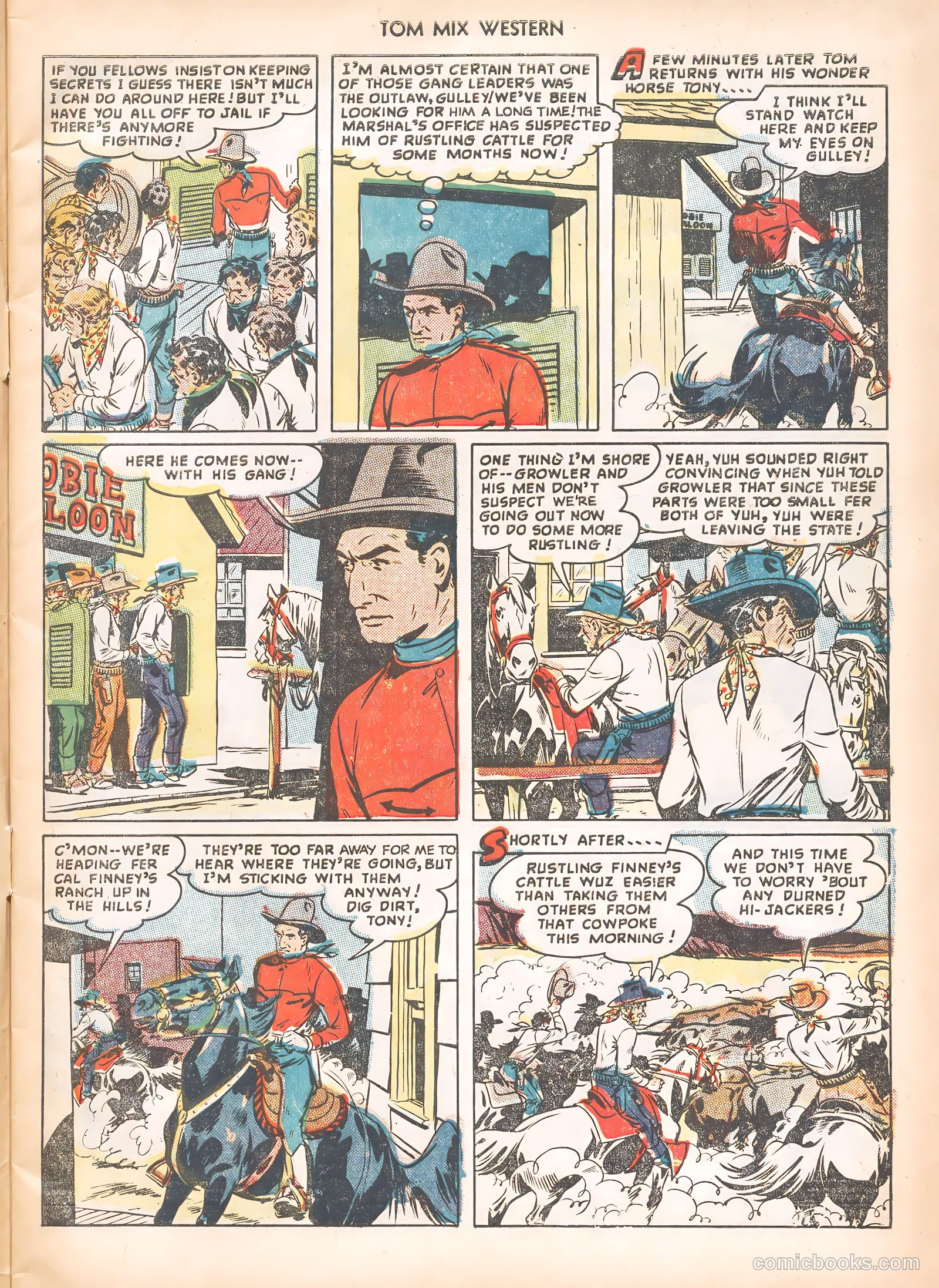 Tom Mix Western #23 (1949) — page 7 of 52
