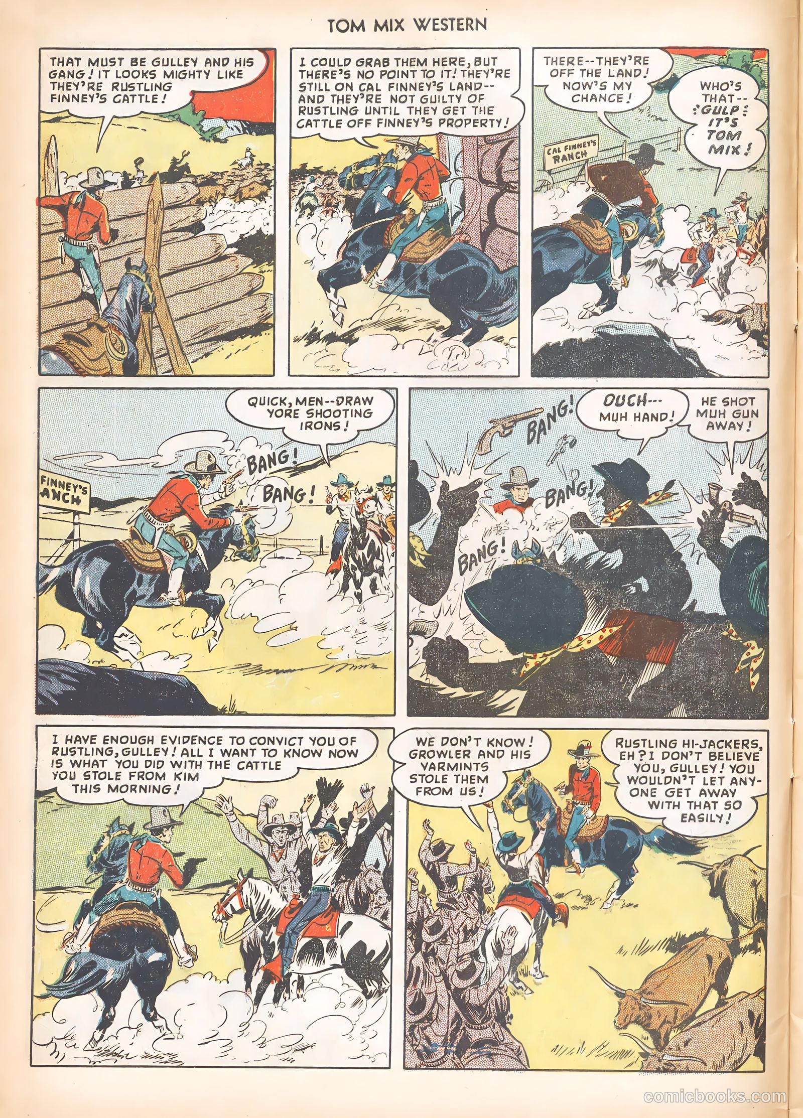 Tom Mix Western #23 (1949) — page 8 of 52