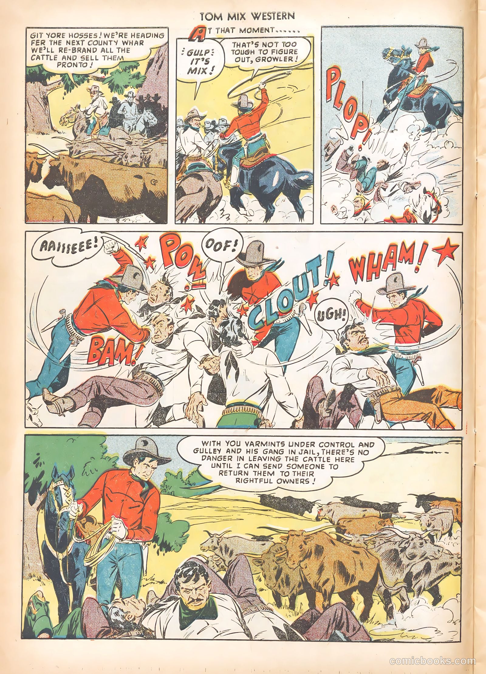 Tom Mix Western #23 (1949) — page 10 of 52