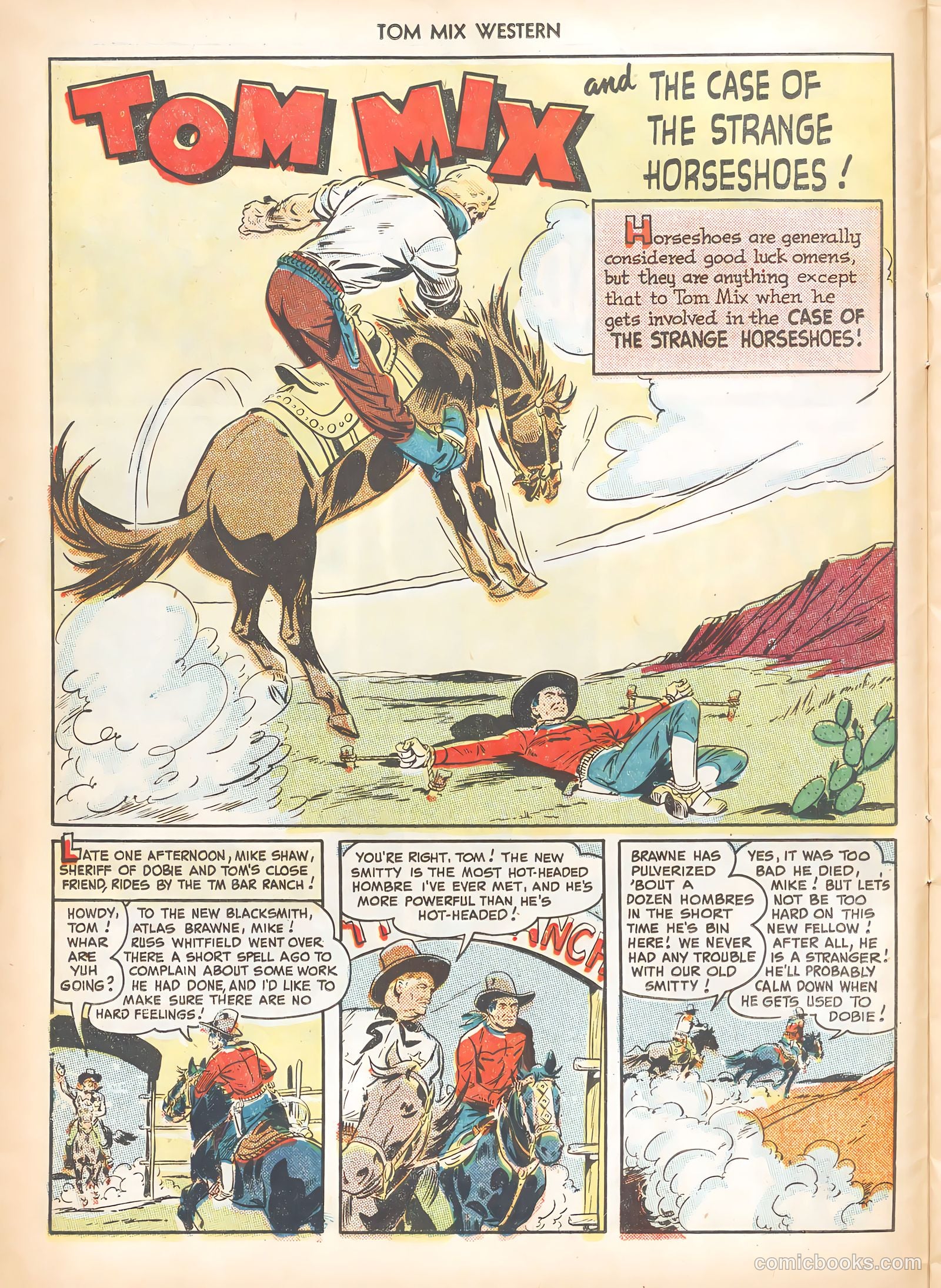 Tom Mix Western #23 (1949) — page 14 of 52