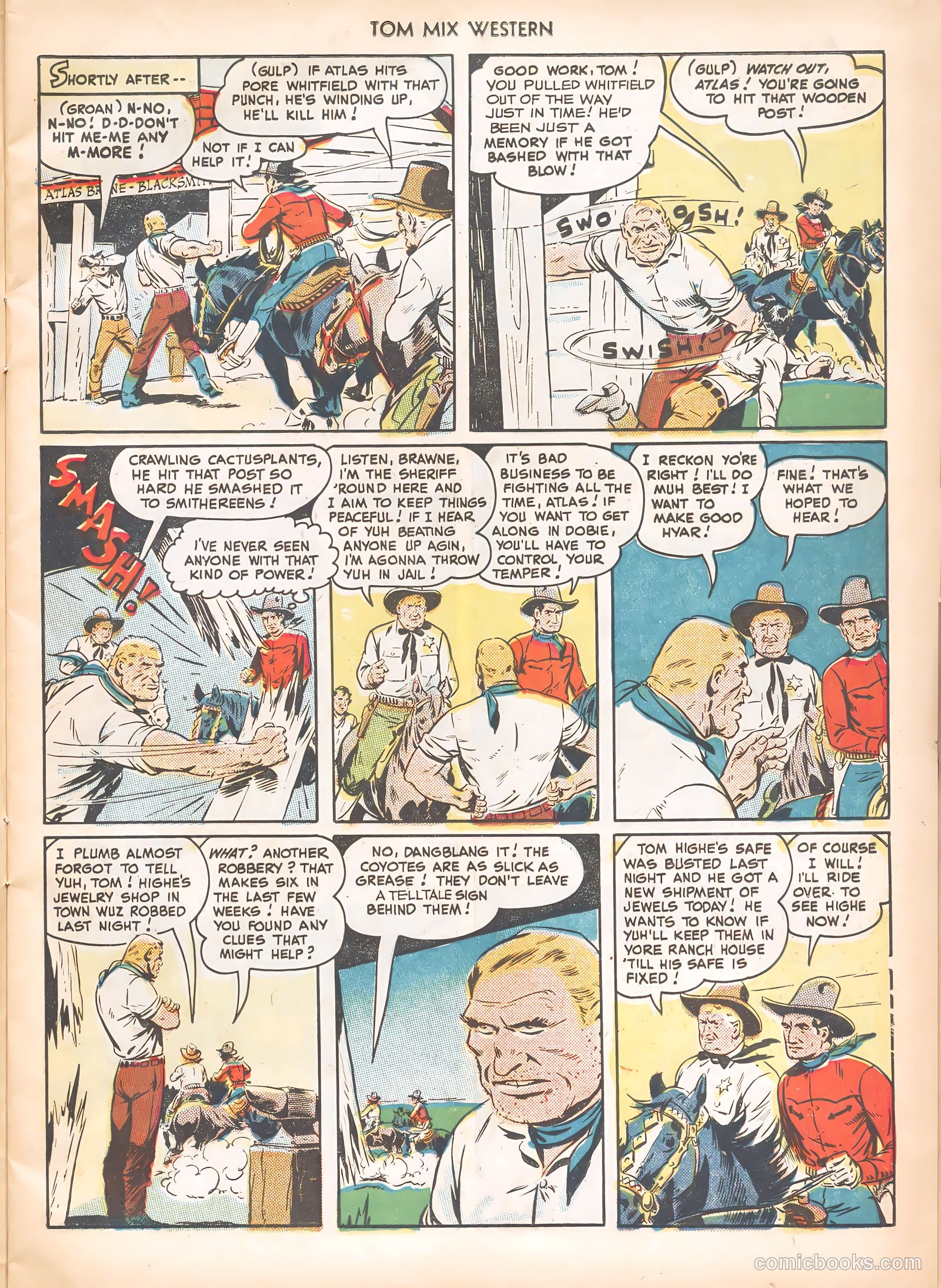Tom Mix Western #23 (1949) — page 15 of 52
