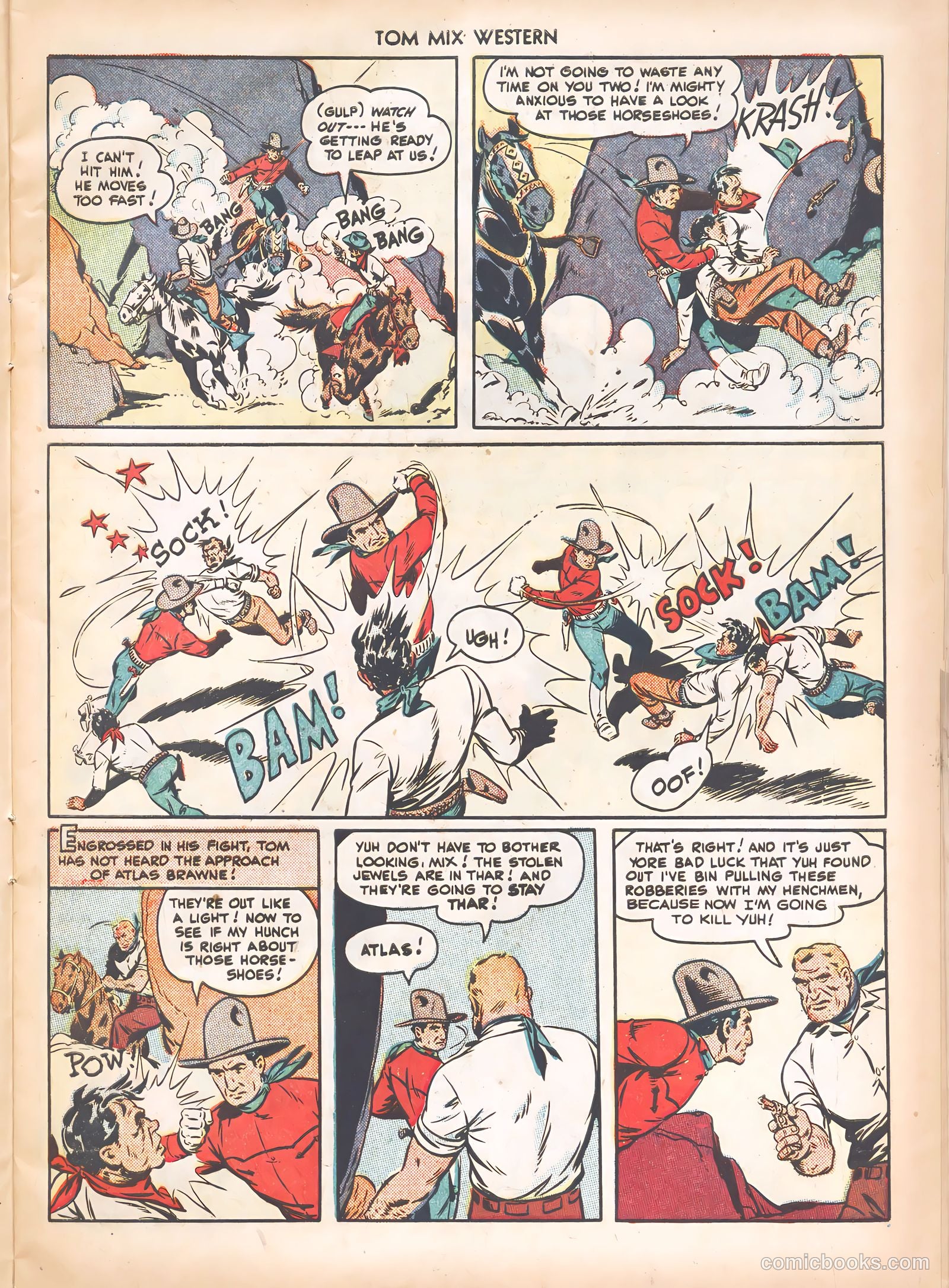 Tom Mix Western #23 (1949) — page 19 of 52