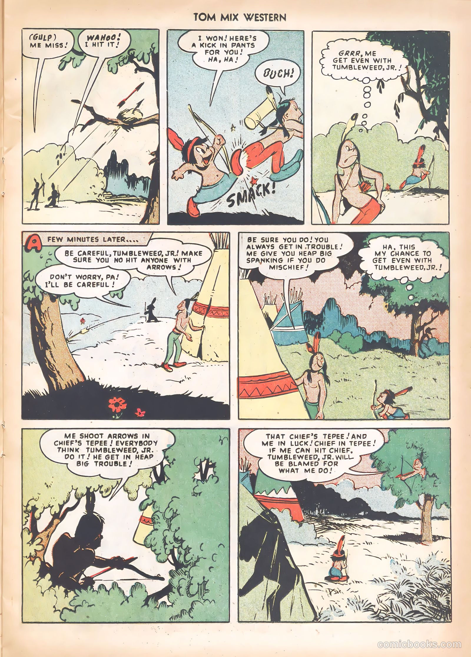Tom Mix Western #23 (1949) — page 23 of 52