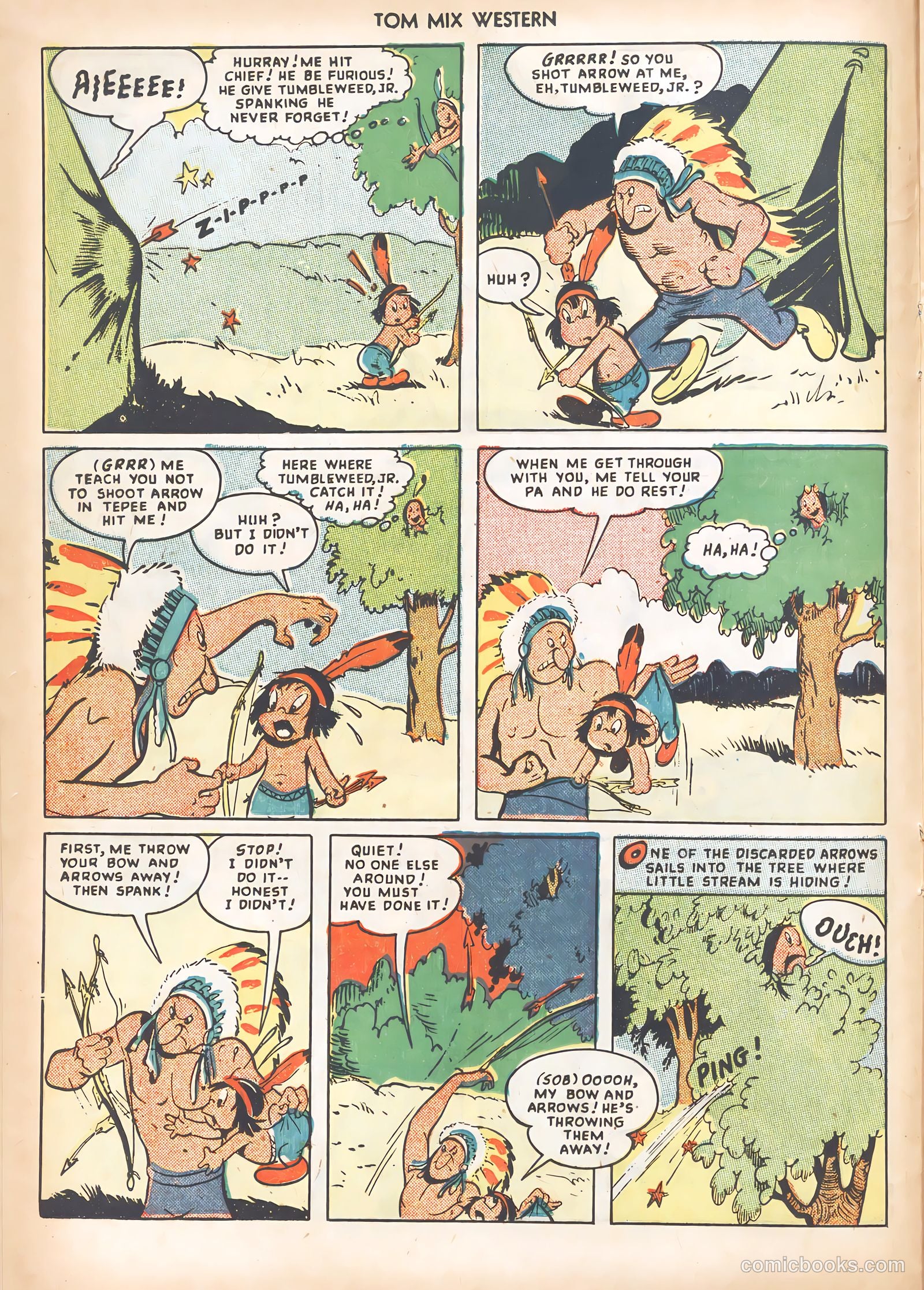 Tom Mix Western #23 (1949) — page 24 of 52