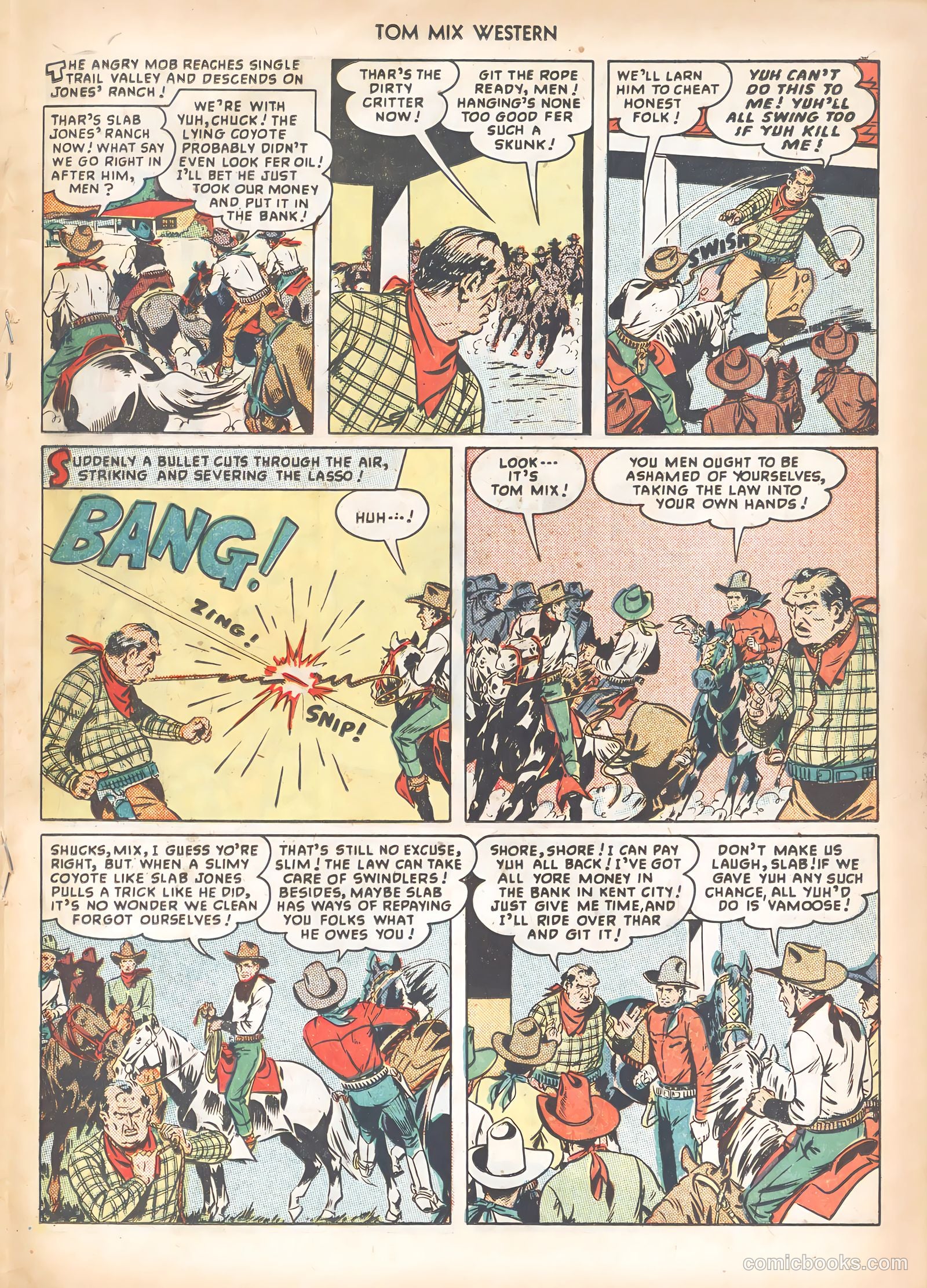 Tom Mix Western #23 (1949) — page 27 of 52
