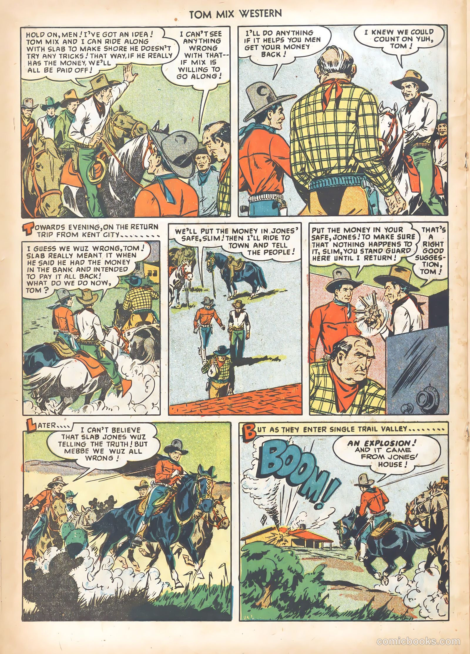 Tom Mix Western #23 (1949) — page 28 of 52