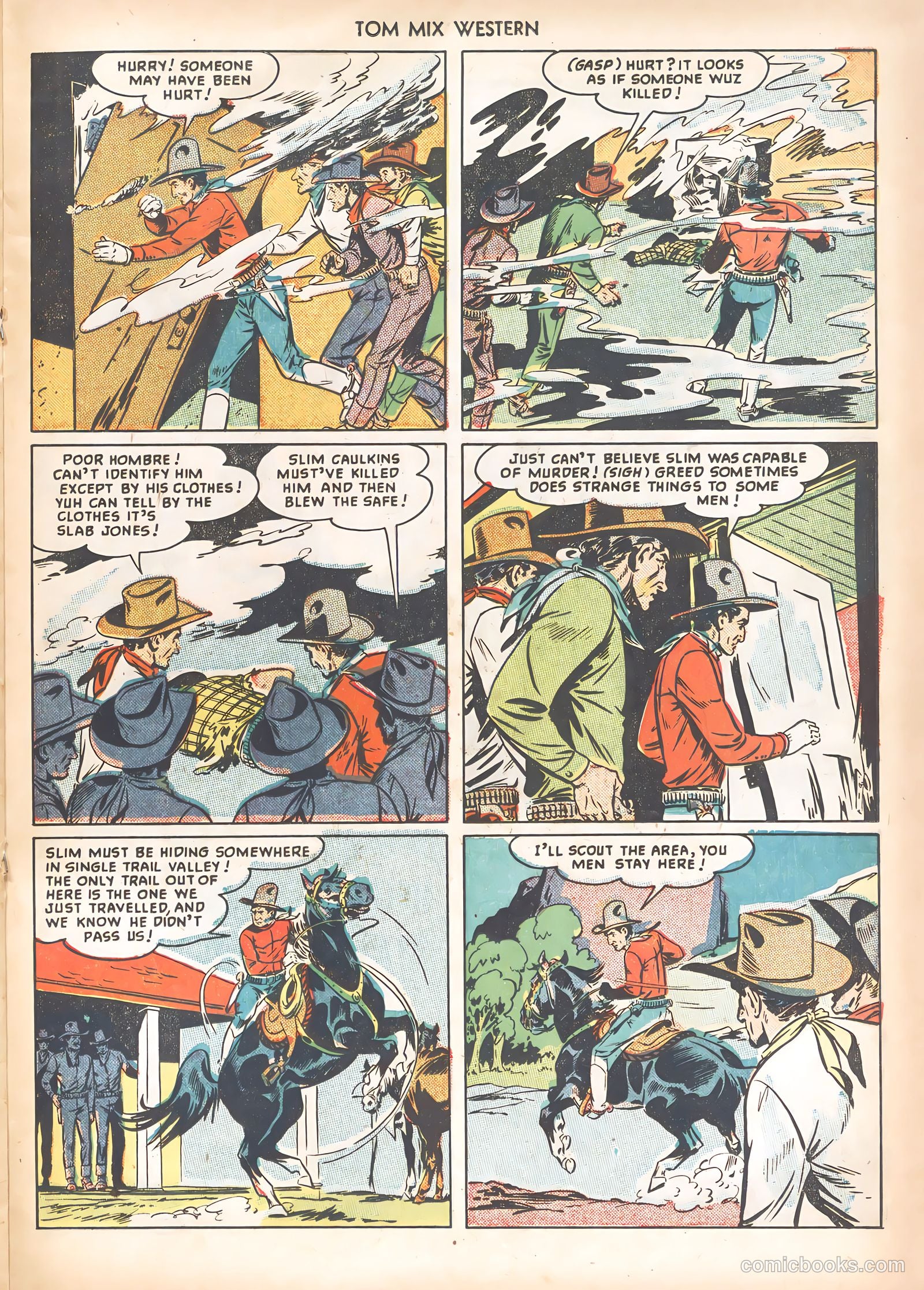 Tom Mix Western #23 (1949) — page 29 of 52