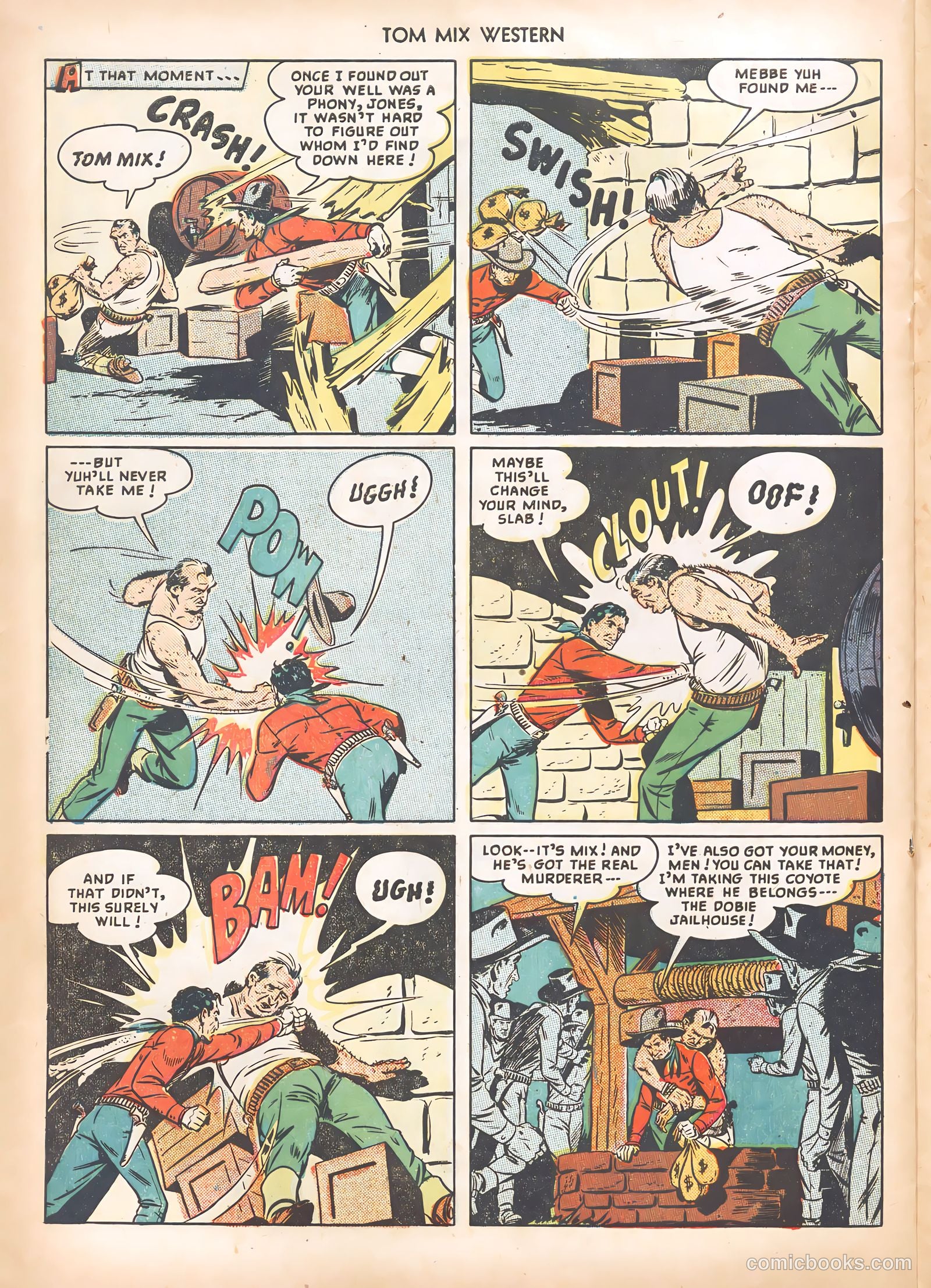 Tom Mix Western #23 (1949) — page 32 of 52