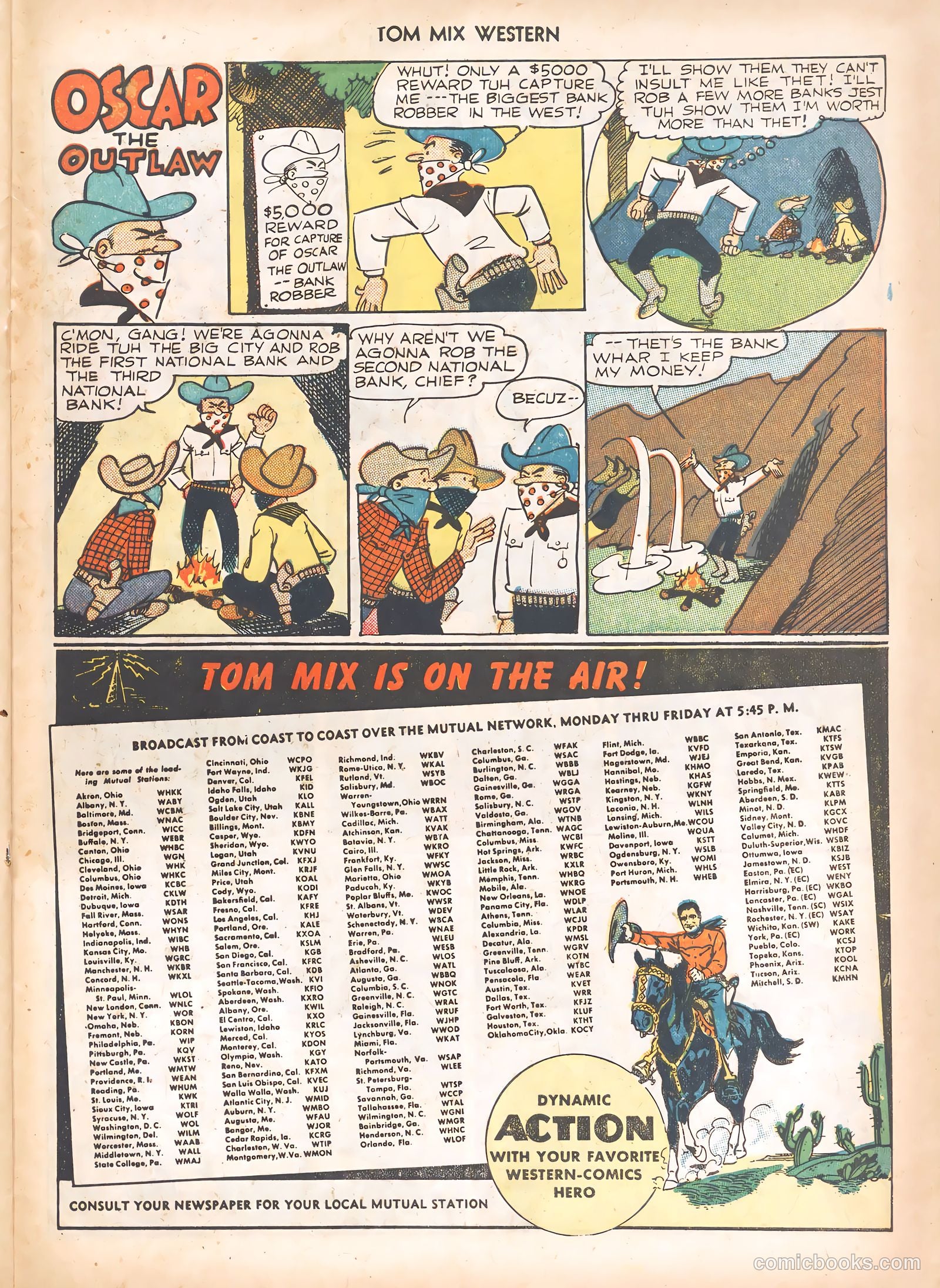 Tom Mix Western #23 (1949) — page 33 of 52
