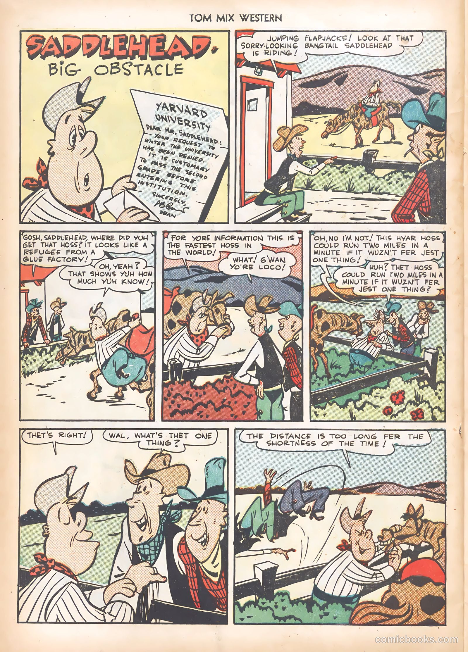 Tom Mix Western #23 (1949) — page 34 of 52