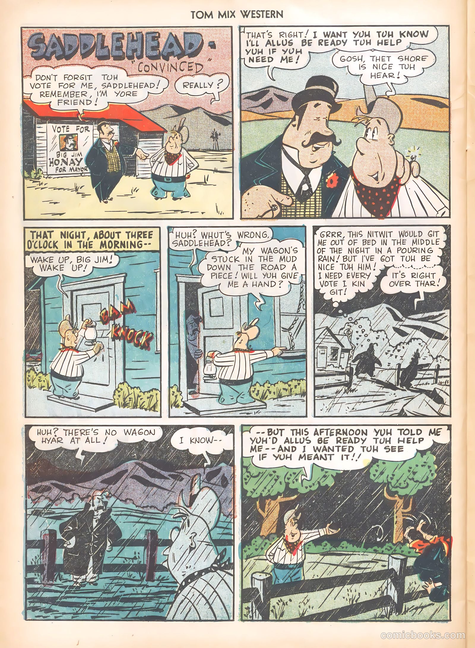 Tom Mix Western #23 (1949) — page 40 of 52