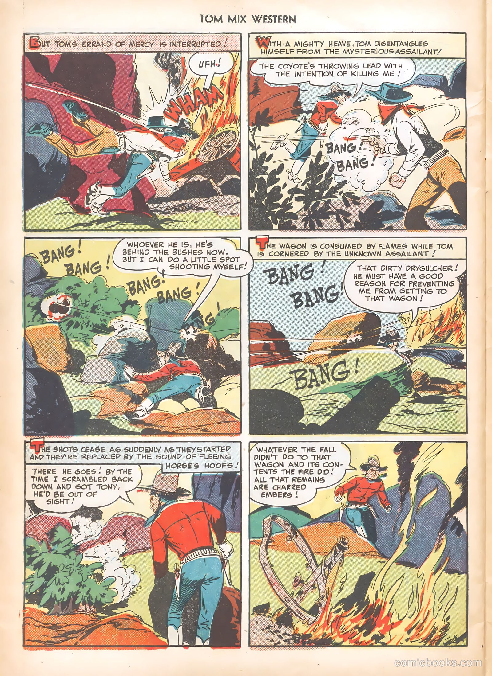 Tom Mix Western #23 (1949) — page 42 of 52