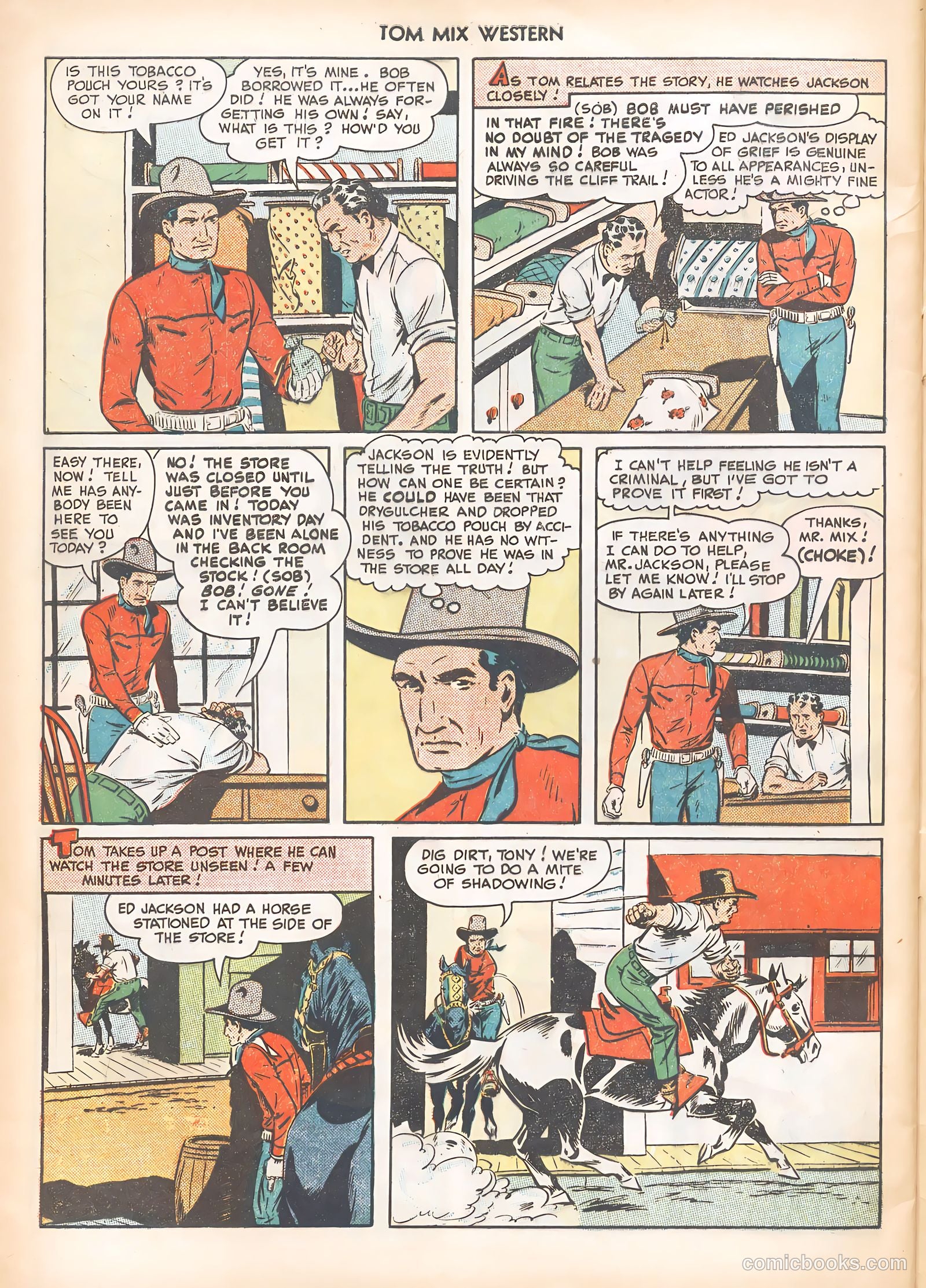 Tom Mix Western #23 (1949) — page 44 of 52