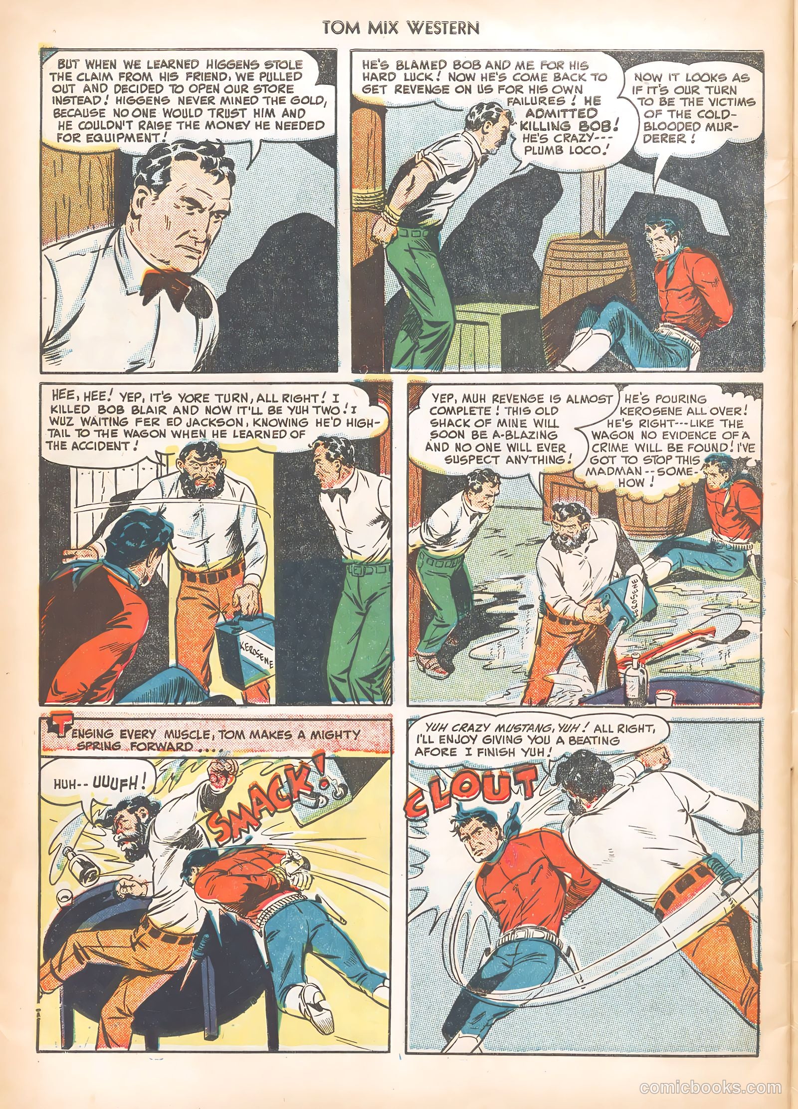 Tom Mix Western #23 (1949) — page 46 of 52