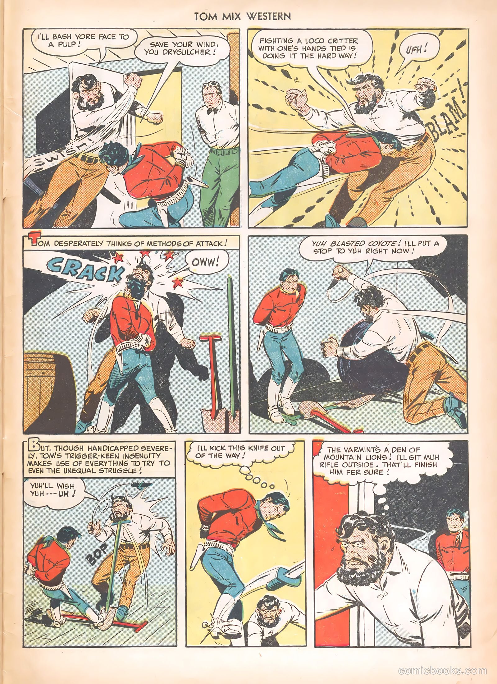 Tom Mix Western #23 (1949) — page 47 of 52