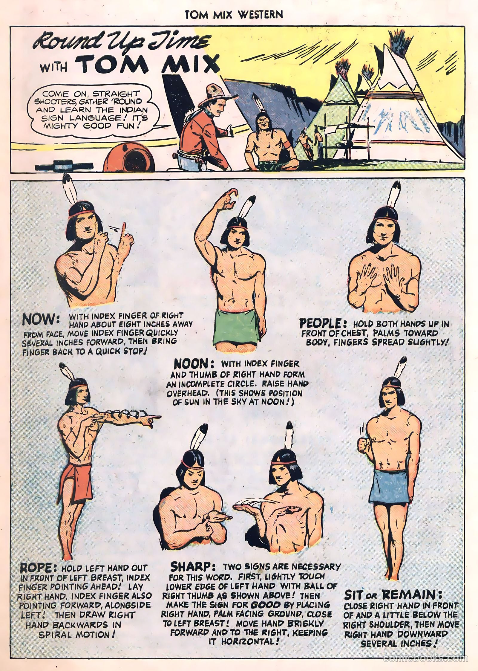 Tom Mix Western #24 (1949) — page 22 of 52