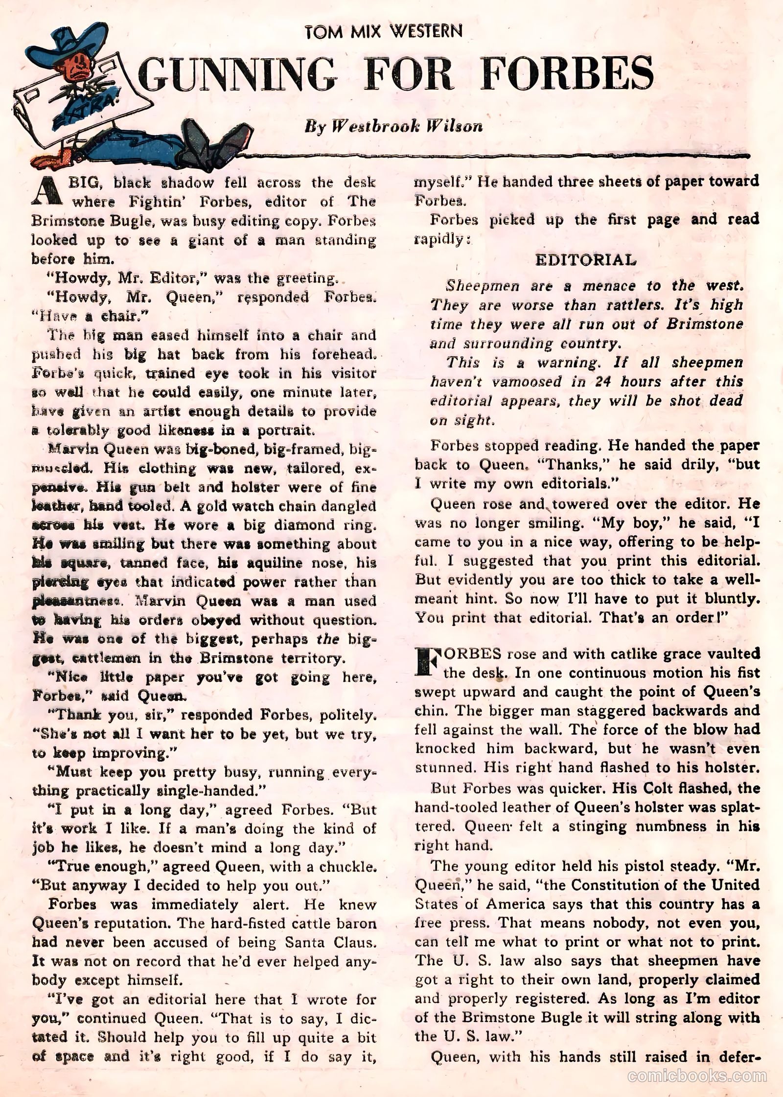 Tom Mix Western #24 (1949) — page 32 of 52