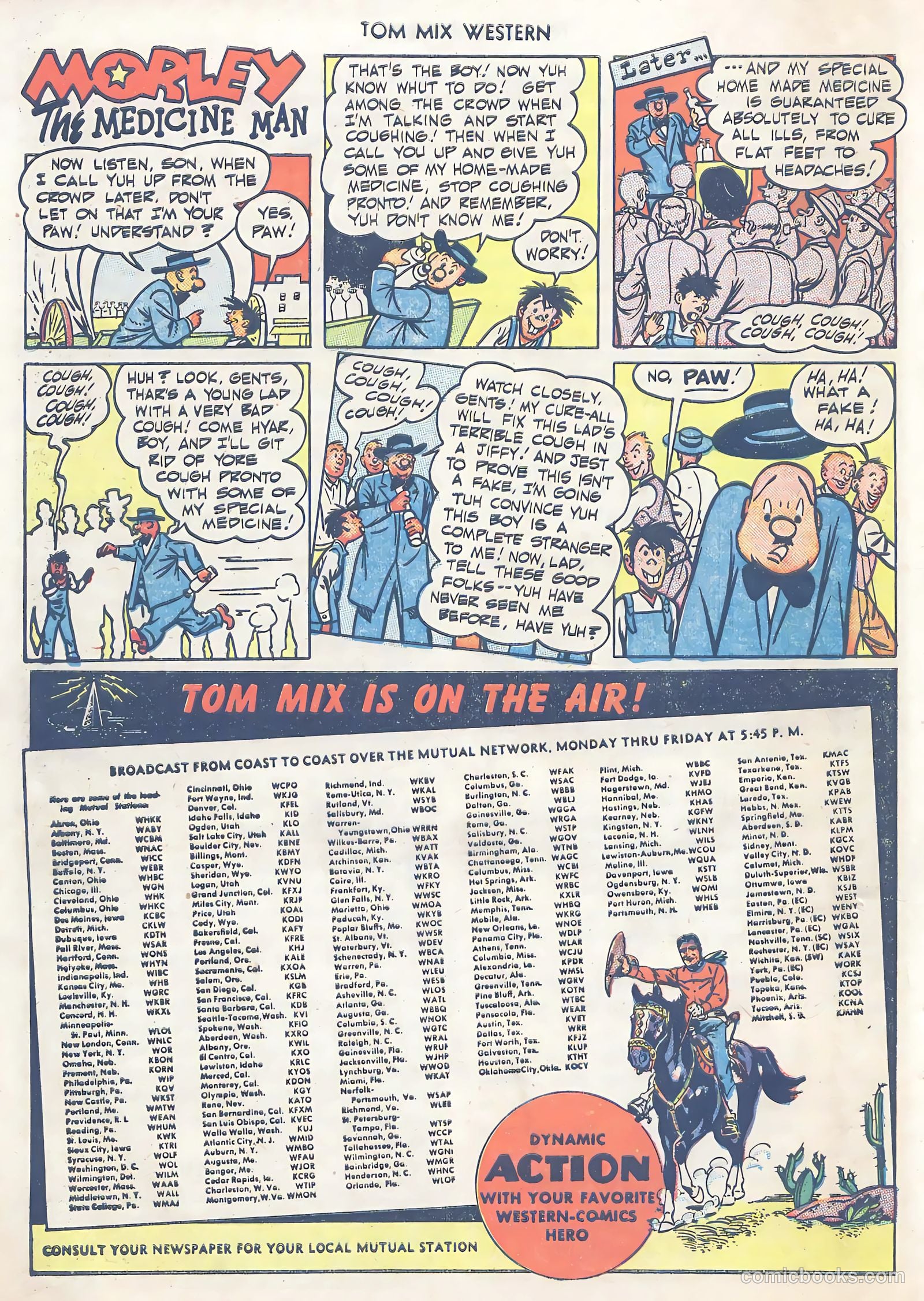 Tom Mix Western #24 (1949) — page 34 of 52