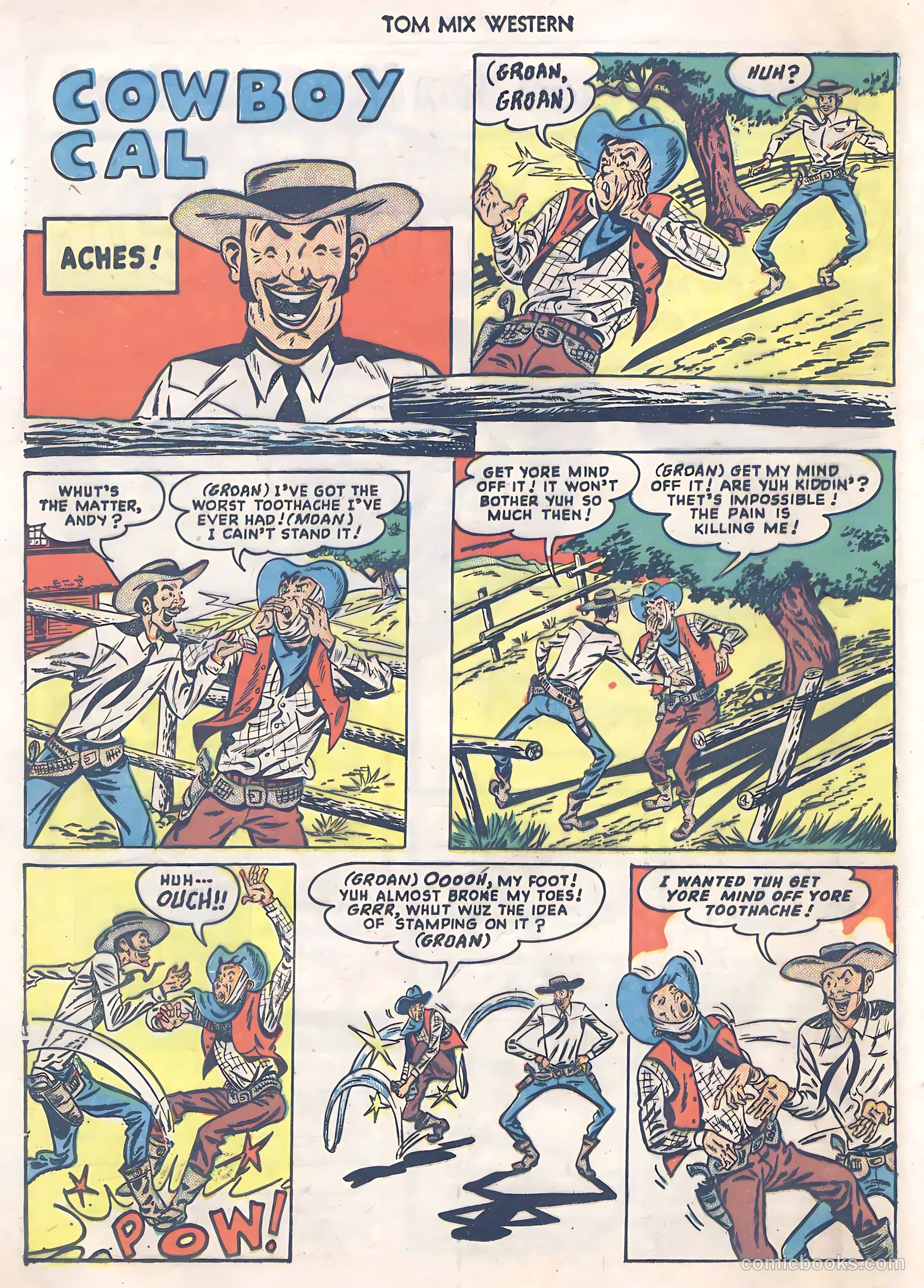 Tom Mix Western #24 (1949) — page 40 of 52