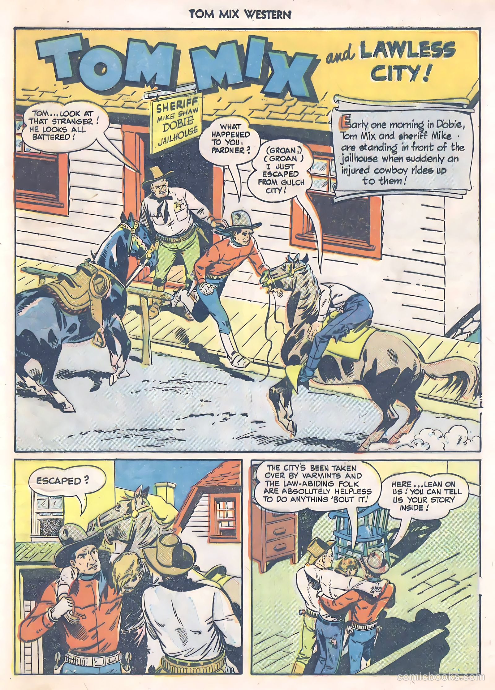 Tom Mix Western #24 (1949) — page 41 of 52