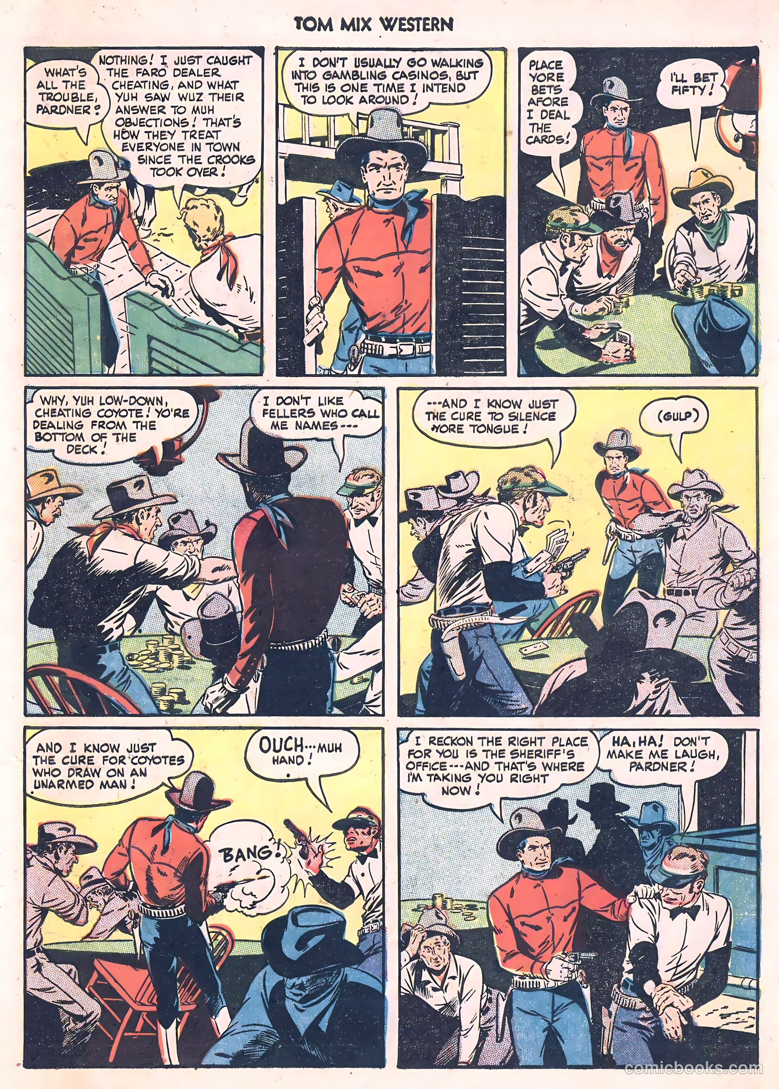 Tom Mix Western #24 (1949) — page 43 of 52
