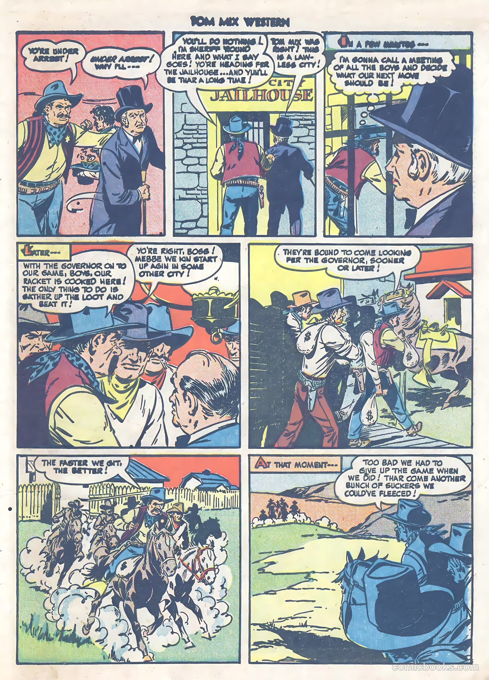 Tom Mix Western #24 (1949) — page 47 of 52