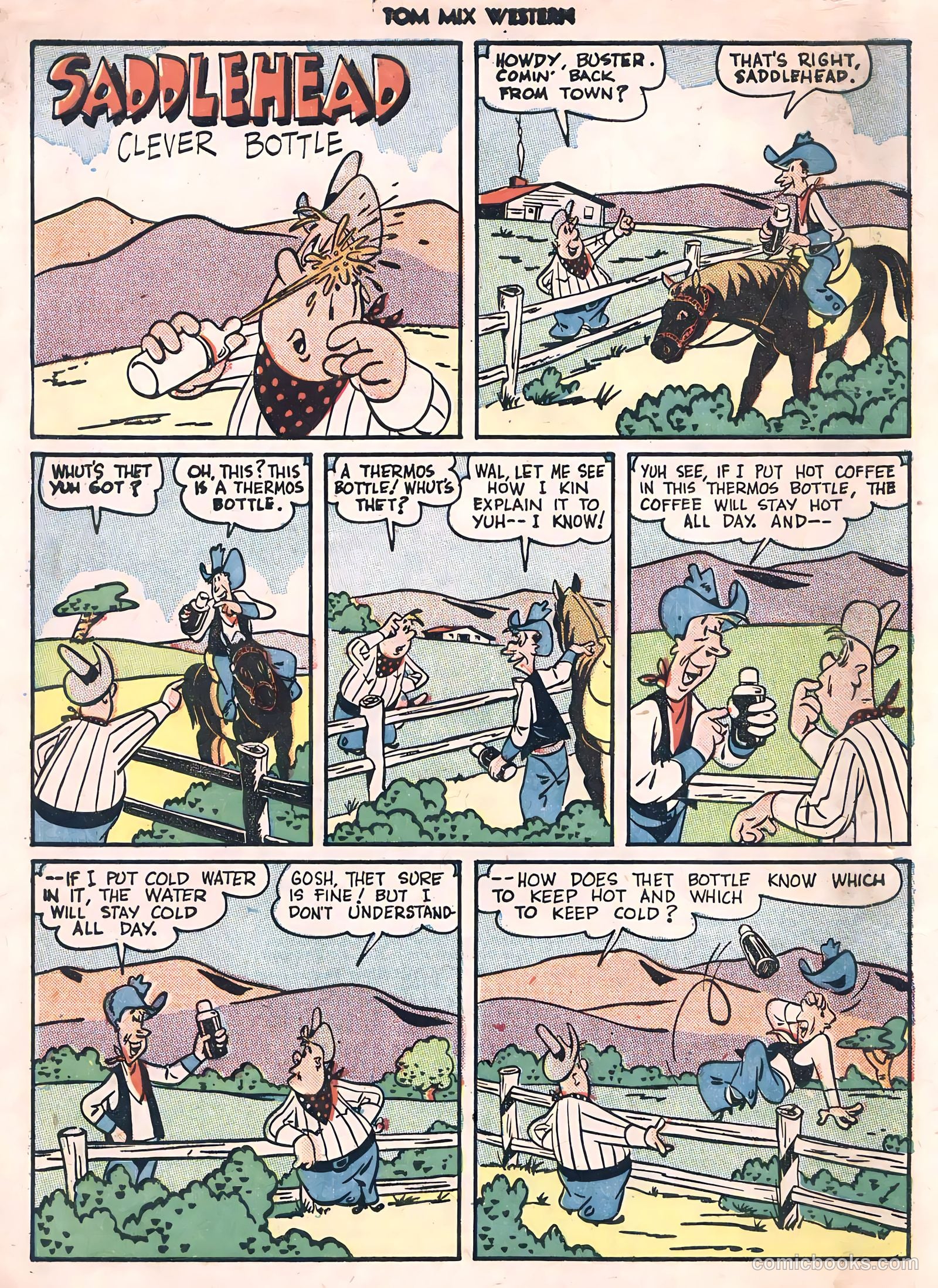 Tom Mix Western #24 (1949) — page 50 of 52